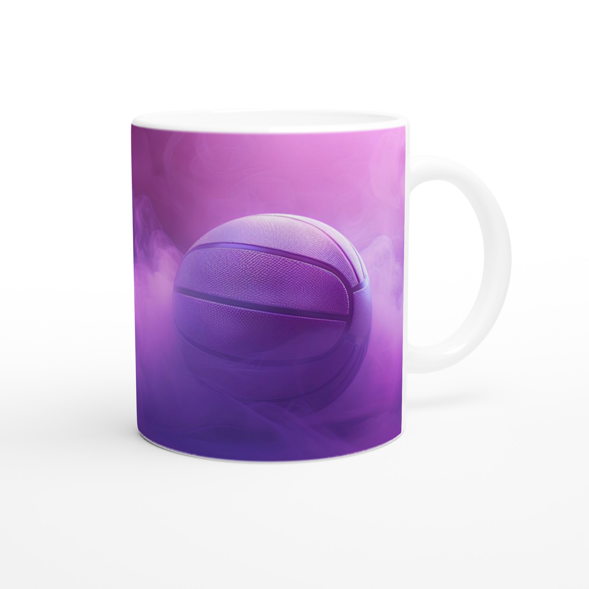 Neon Vibe 11oz Keramisk Mugg – Drömsk Lila Rök och Basketinspirerad Design 9 b9417cd4-4889-4e50-a6f2-f9975dafba08