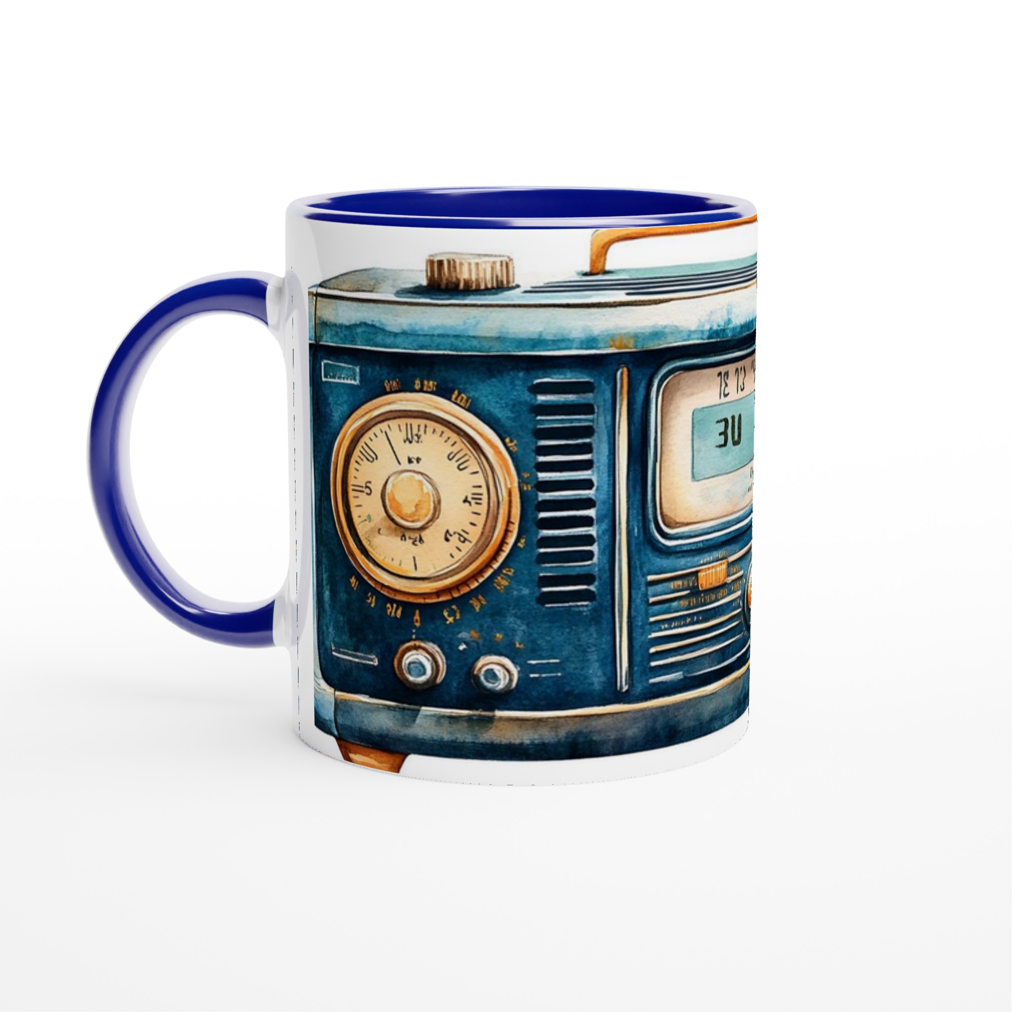 Retro Radiomugg – En Klick Nostalgi i Keramik för Kaffeälskaren, Välj bland 7 Färgstarka Nyanser 7 b9e2ff22-1505-4261-8093-dc45158dc9e7