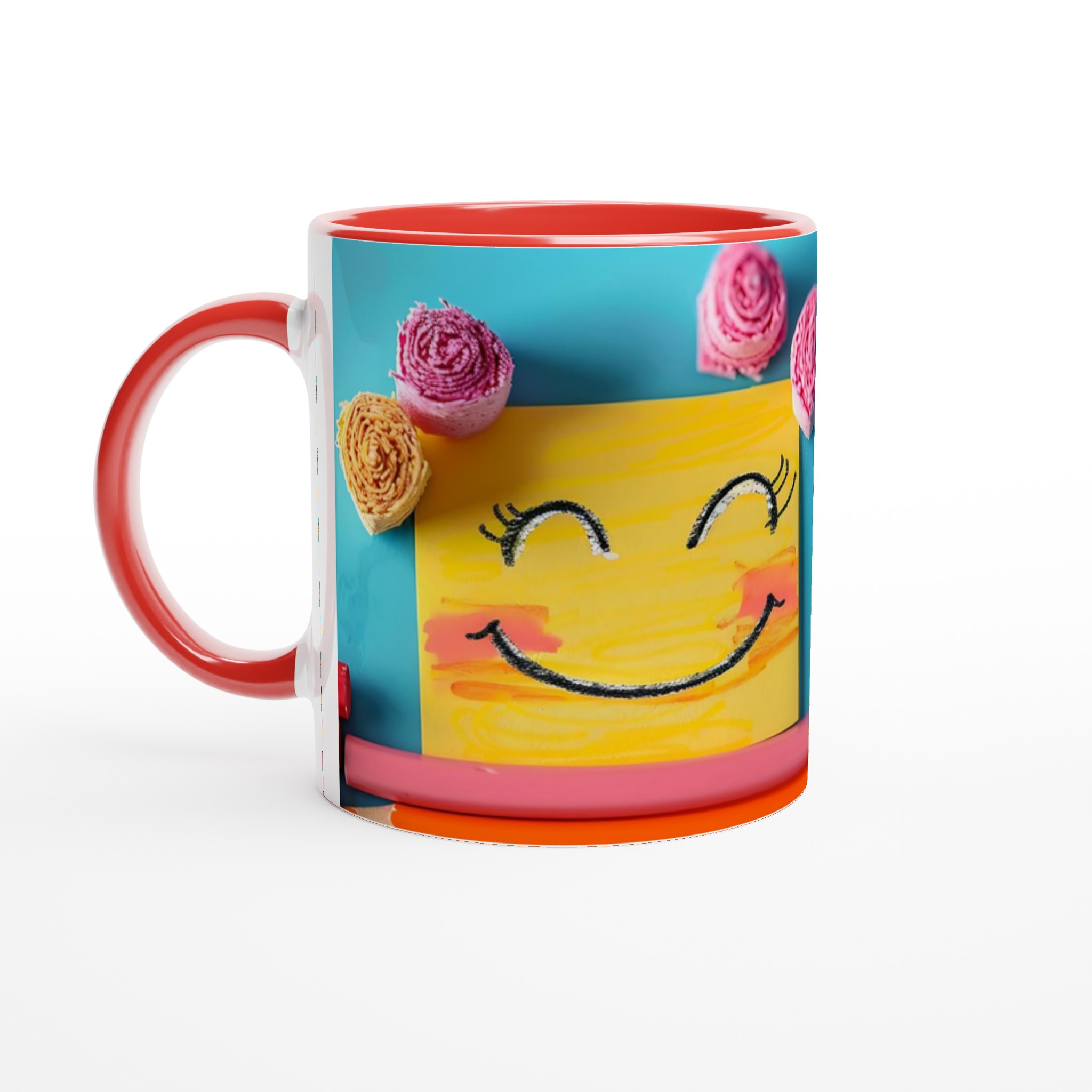 Glad Mugg: Personlig 11oz Keramikmugg i Klara Färger för Kaffe & Te 2 baa35339-322d-40f3-b0a7-2cabcce17f99
