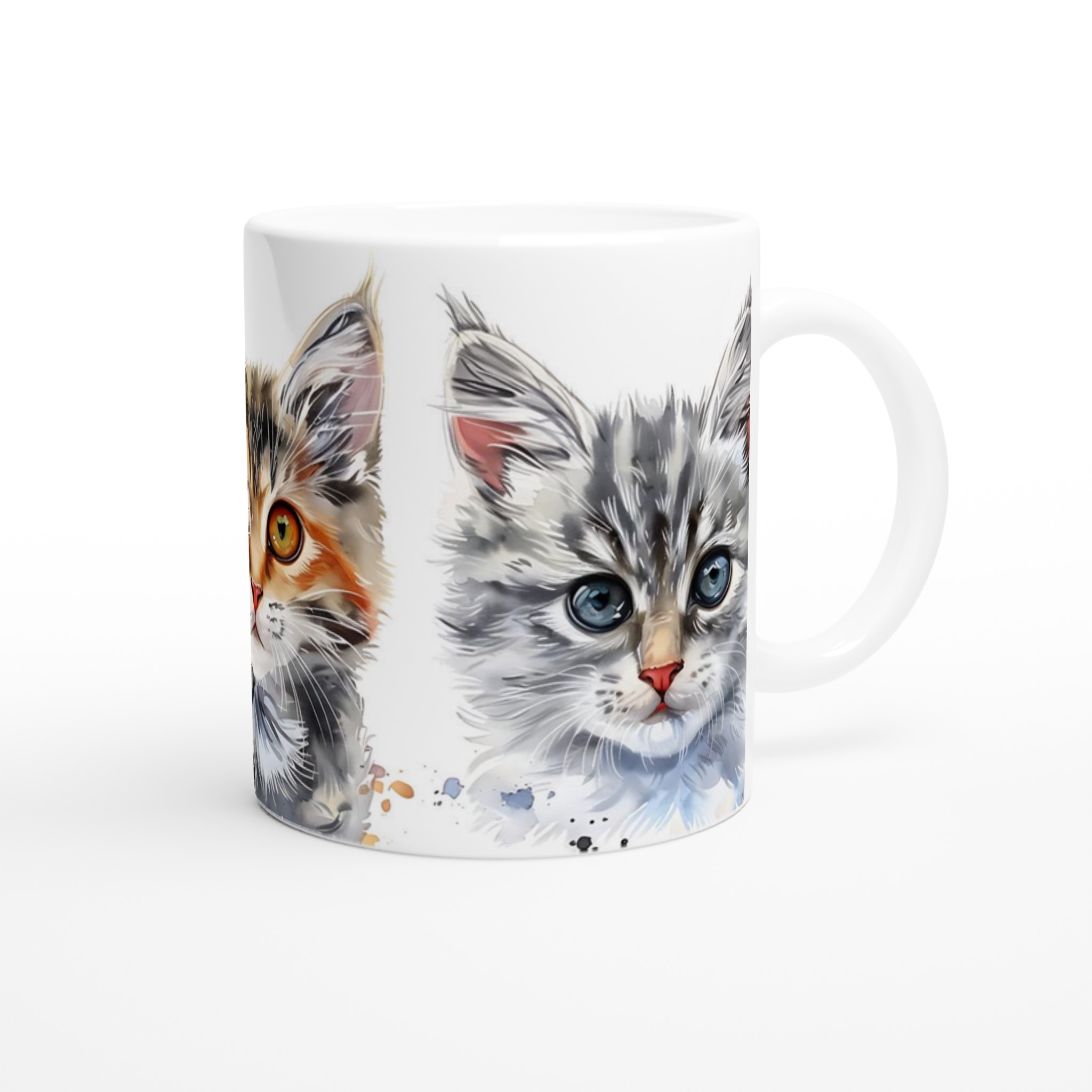 Söta kattungar akvarell 11oz keramikmugg – välj din favoritfärg! 9 baf94e73-8965-4bec-b4ff-3f59cab2418a