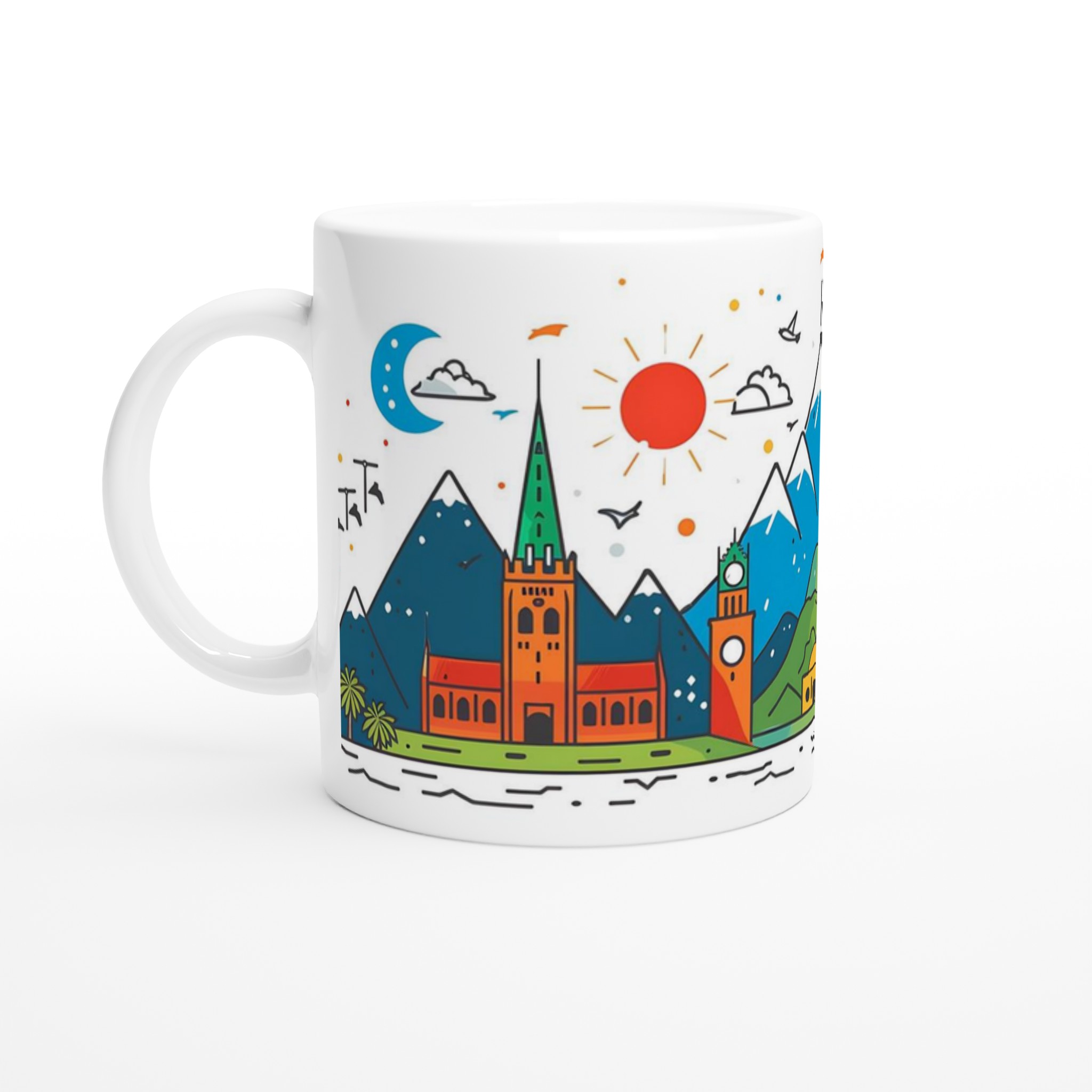 Färgglad Resemugg: Världens Landmärken i Lekfull Design – Välj Din Färg! 1 bb359dc4-b0c2-446e-8db9-83ba1fc1094d