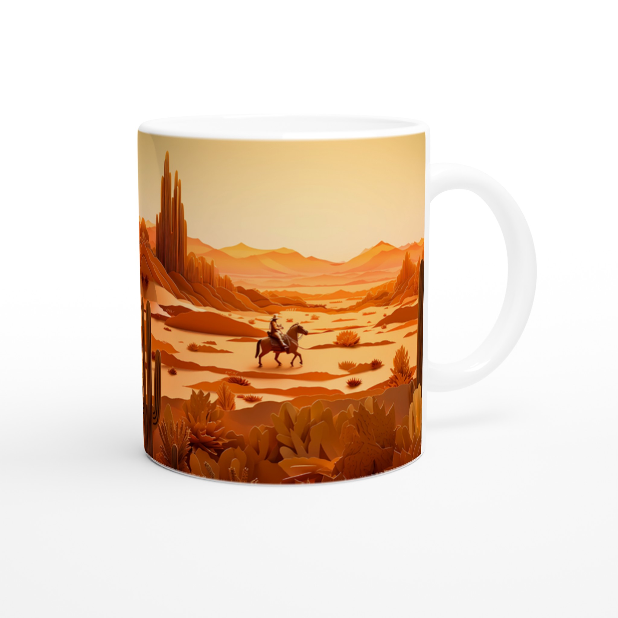 Western Horizon Keramisk Mugg - 11oz Kaffe, Te, Varm Choklad i 7 Färger 9 bb7cf036-a865-4b69-85a7-b1f09e7b163c