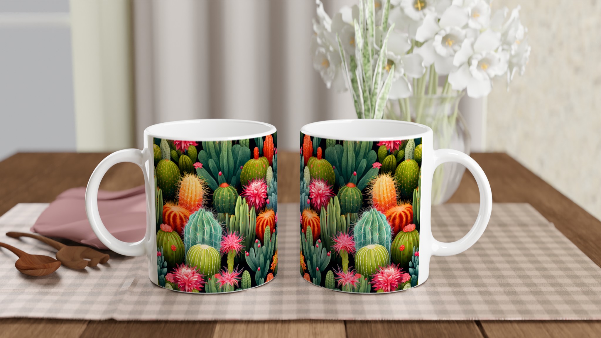 Kaktusblomster 11oz Keramisk Mugg – Färgglad Saftig Design, Välj din nyans! 10 bc07b976-b415-4dbe-aa8a-36e4014382fb