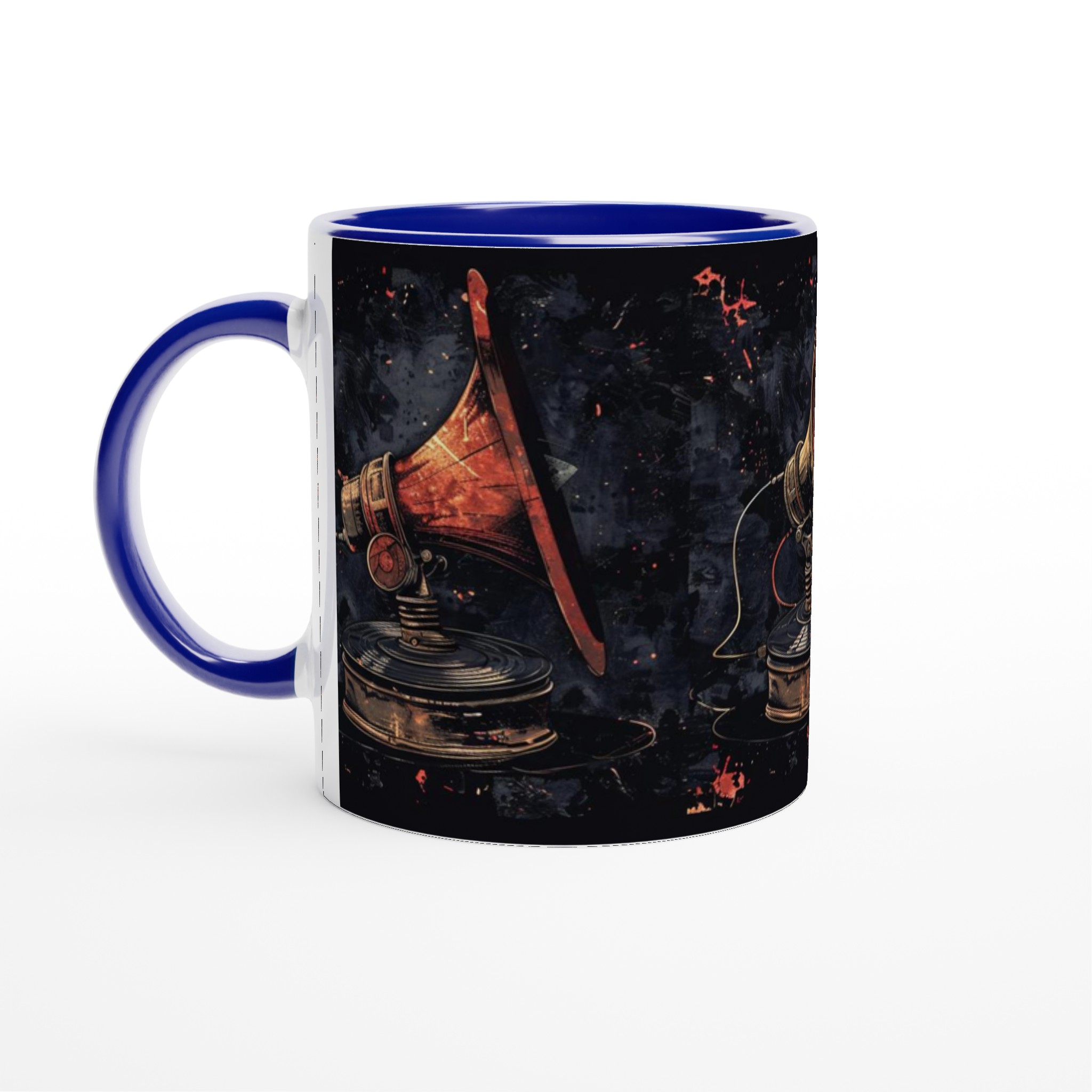 Retro Grammofon Keramisk Mugg – Unik Grunge Art Design, Välj Din Färg! 4 bc2c5fb0-c36b-4409-b2b9-f18a9d61d196