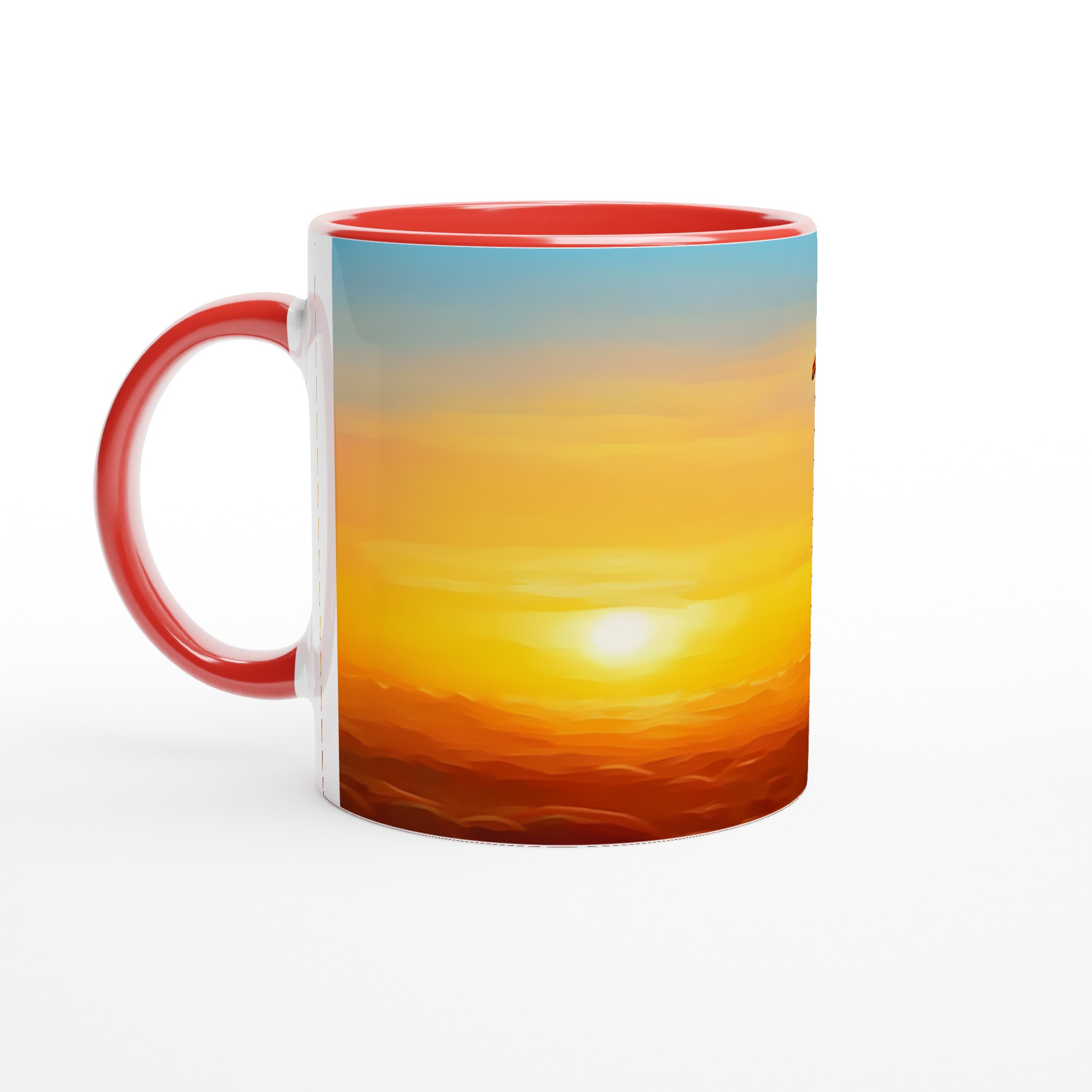 Giraff Silhouette Kaffemugg – Fängslande Solnedgång, 11oz Keramisk Mugg i Valfri Färg 5 bc35c275-c741-4b26-ae37-ce4d727dc122