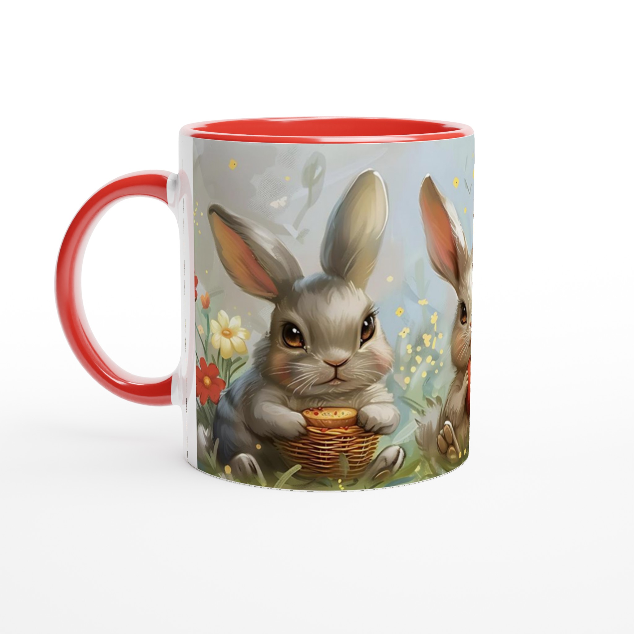 Söta Påskkaniner 11oz Keramisk Mugg – Lekfull Design i Valfri Färg! 2 bc4f3e2d-dbb8-4b29-ba48-a4a605de2da0