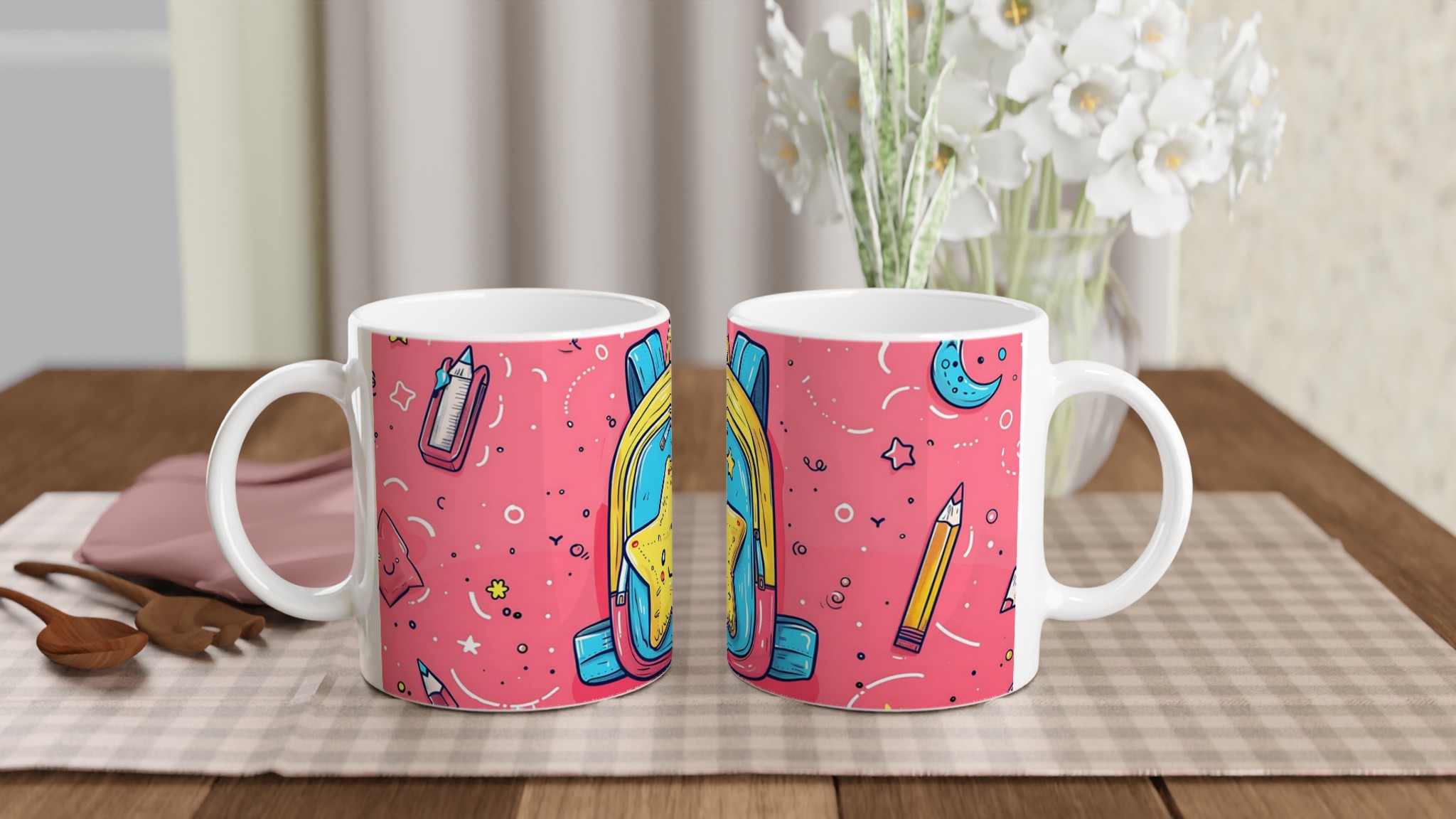 Stjärnklar Skolstart! 11oz Keramisk Mugg för Små Hjältar – Välj bland 7 Lekfulla Färger 10 bcdb9c09-1c18-42c1-ae66-083ce494063c