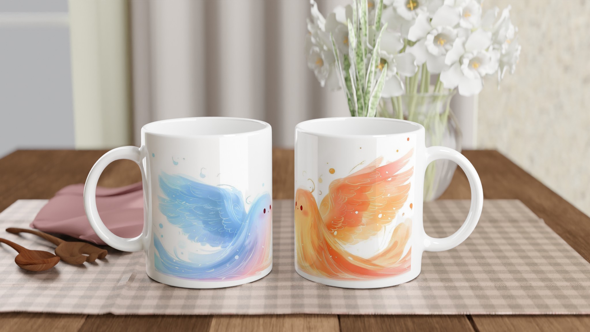 Söta Vänner Keramisk Mugg – Färgglad 11oz Kaffemugg för Glädjefyllda Stunder, i Val av Sju Livliga Nyanser 10 bcdc5547-f945-48e8-9c83-b05a7259b5a3