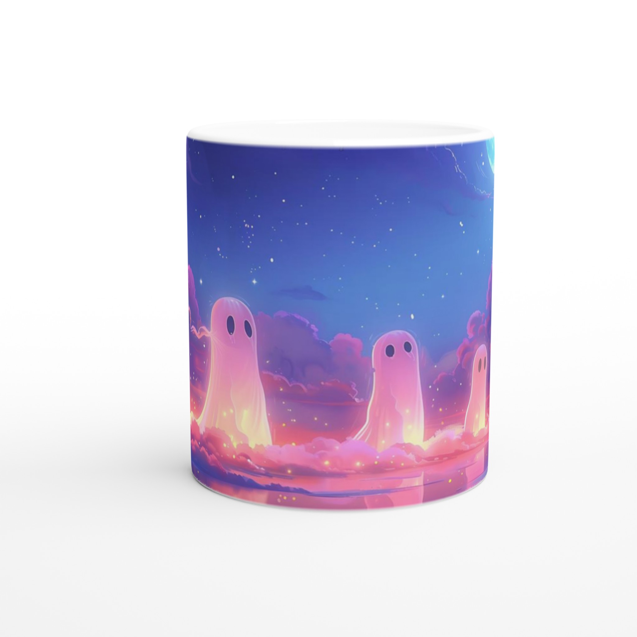 Mystisk Gryning 11oz Keramisk Mugg - Drömska Spöken och Skimrande Moln 8 bcfd6d3d-4e7f-45ea-8296-44cbb4b20f7a