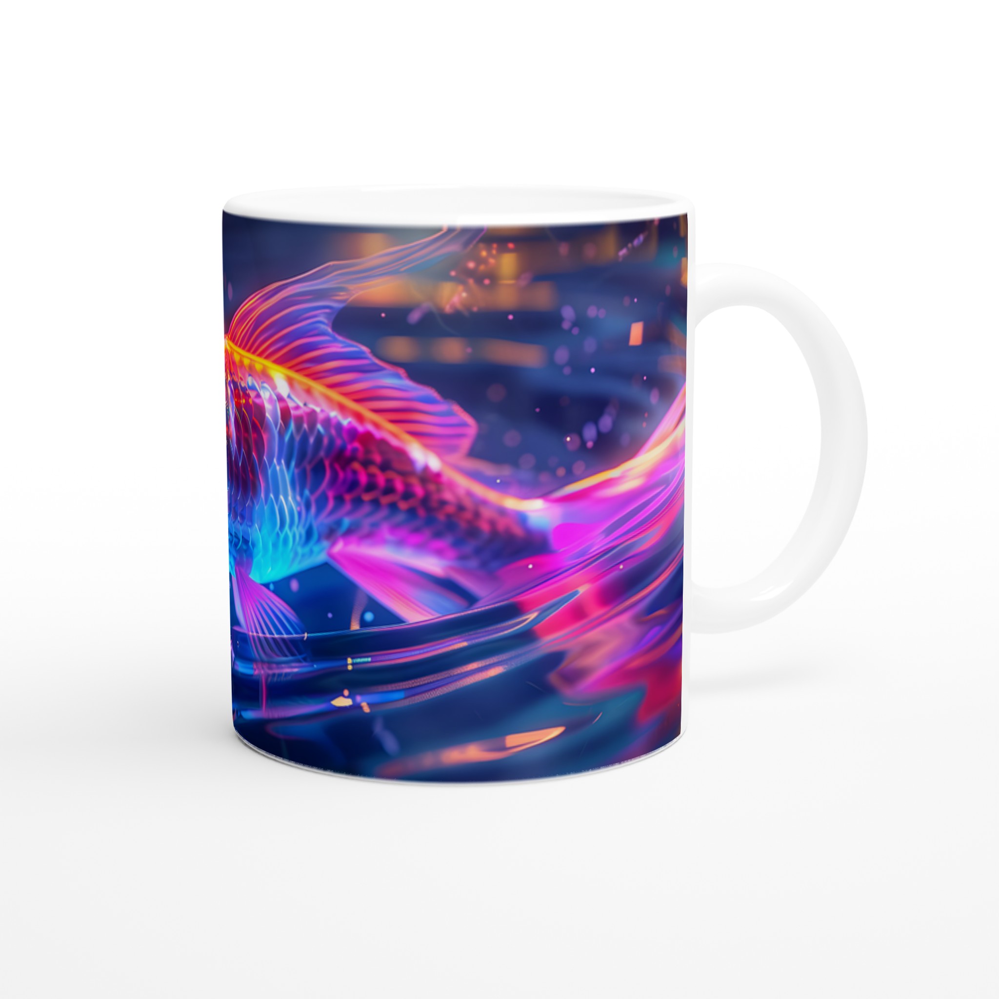 Neon Tropisk Fisk 11oz Keramisk Mugg - Välj din strålande färg! 9 bdc2928e-12c2-49c3-9b77-c8c5a7645594