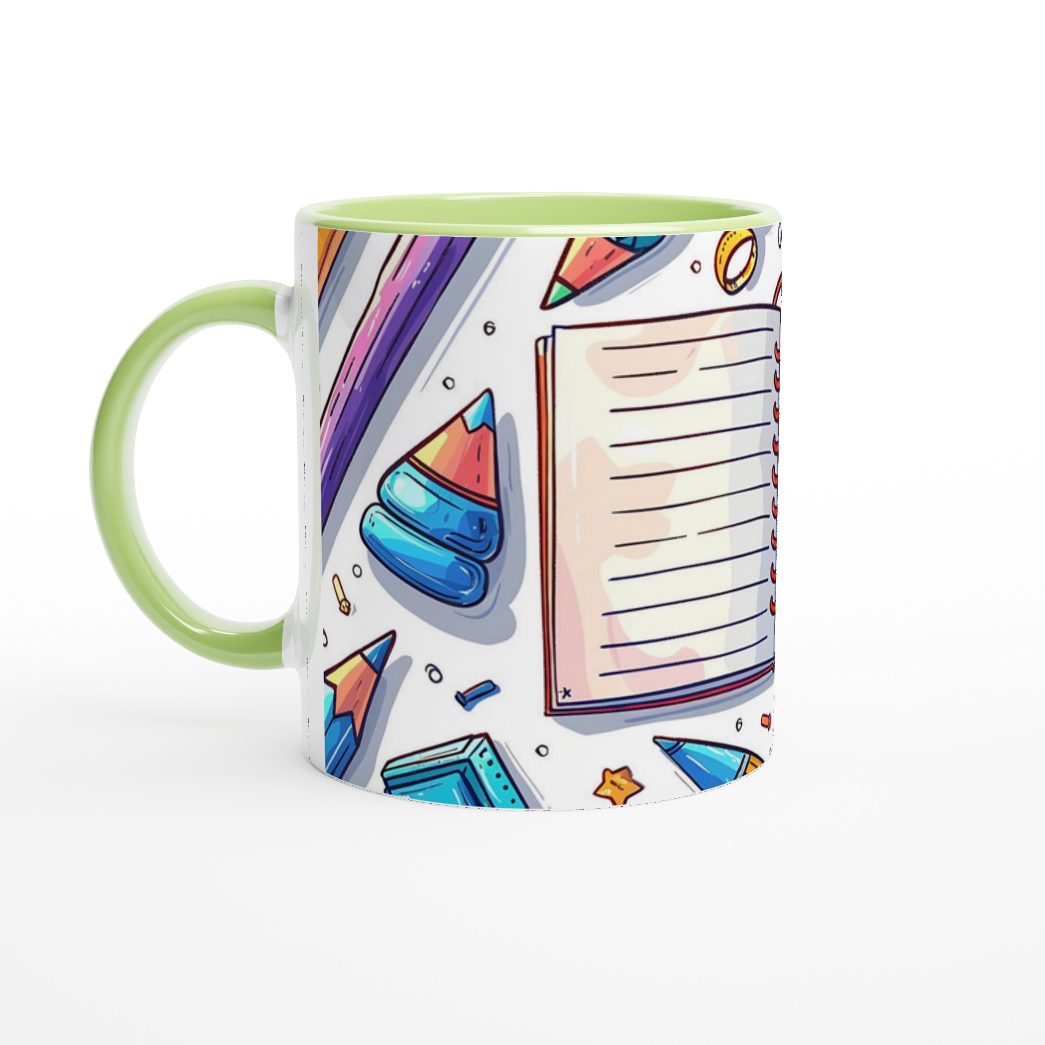 Kreativ Studieglädje: 11oz Keramisk Mugg för Konstnärer och Studentidéer – Välj Bland 7 Levande Färger! 3 be214482-1e07-41e9-b50e-ad836f1283e2