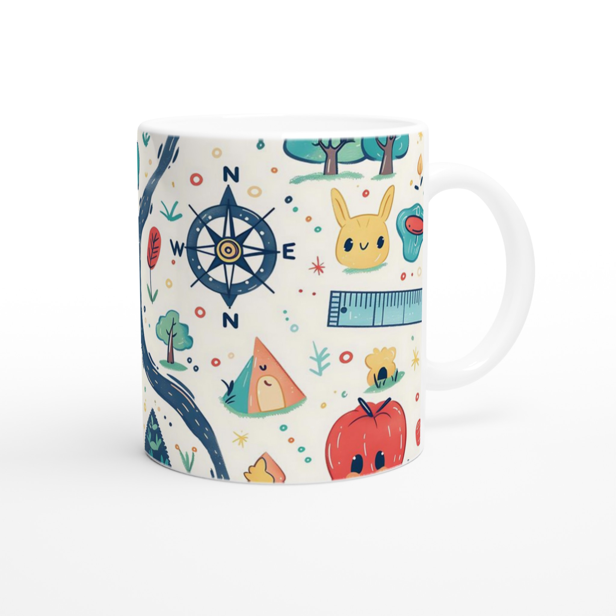 Äventyrlig Mugg med Söta Djur & Natur Motiv – 11 oz Keramisk Kaffe- och Temugg i 7 Färger 9 be3225d3-de9f-4935-a2c1-24b0d42a4fa5