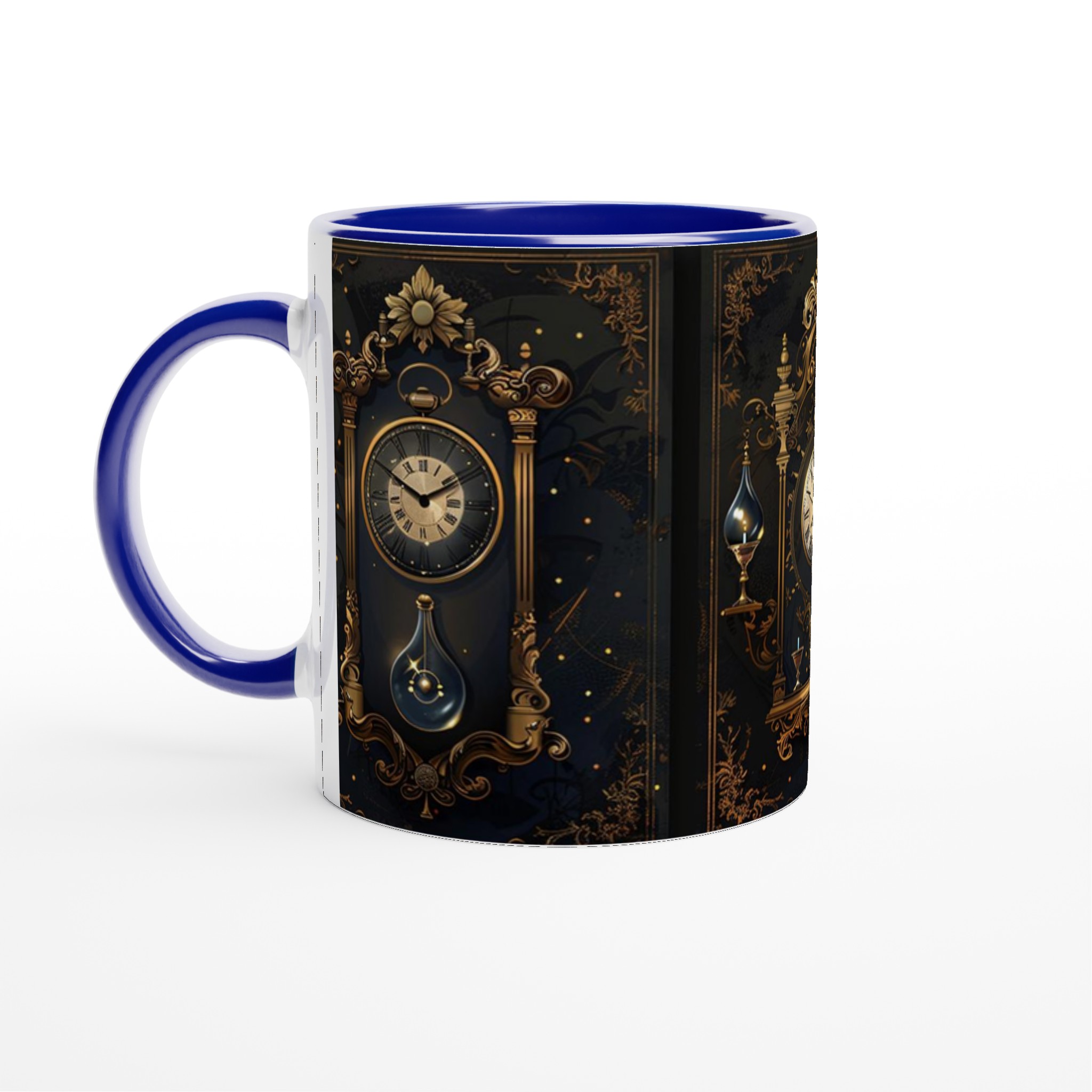Tidlös Elegans 11oz Keramikmugg – Guld & Svart Barockdesign i Valfri Färg 4 beb8bdf8-5f44-4ce6-8720-021d541f5281