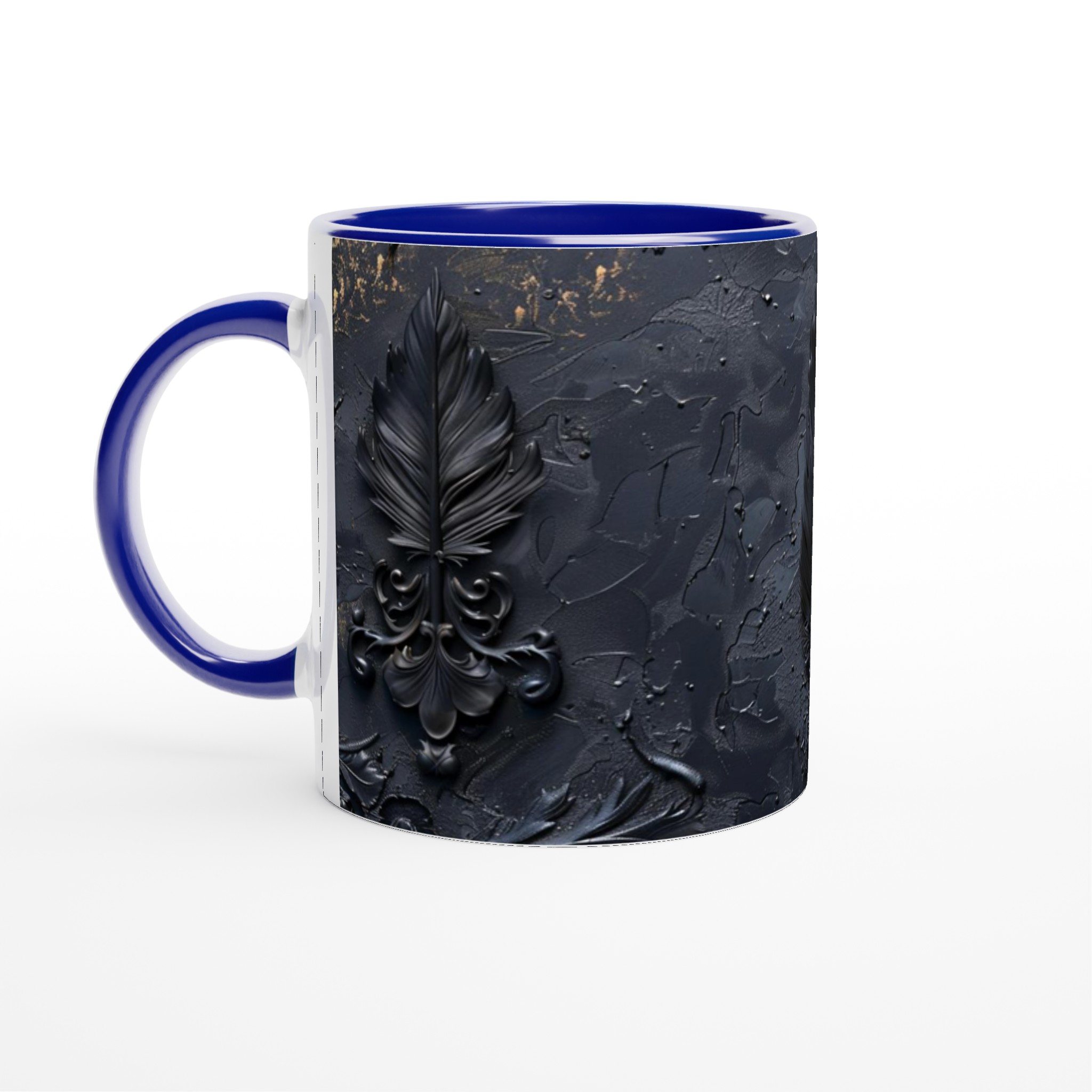 Mystisk 11oz Keramisk Mugg – Mörka Nyanser, Elegant Tryck för Din Unika Stil 4 bed99a1d-a702-48ad-8df0-5f52520eed17