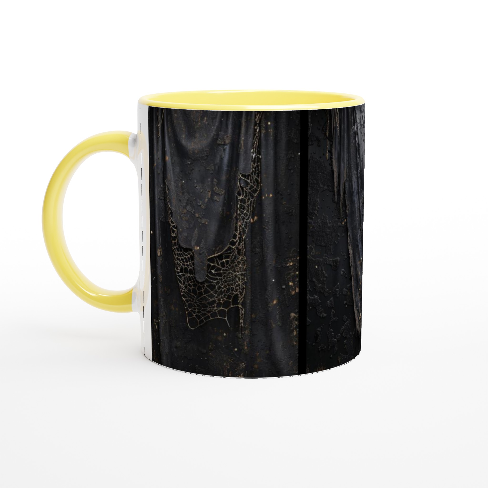 Abstrakt Guldregn Keramisk Mugg - 11oz Konstnärlig Design i Flera Färger 5 bf06b98a-b6e4-4f73-9bce-a03799a42538