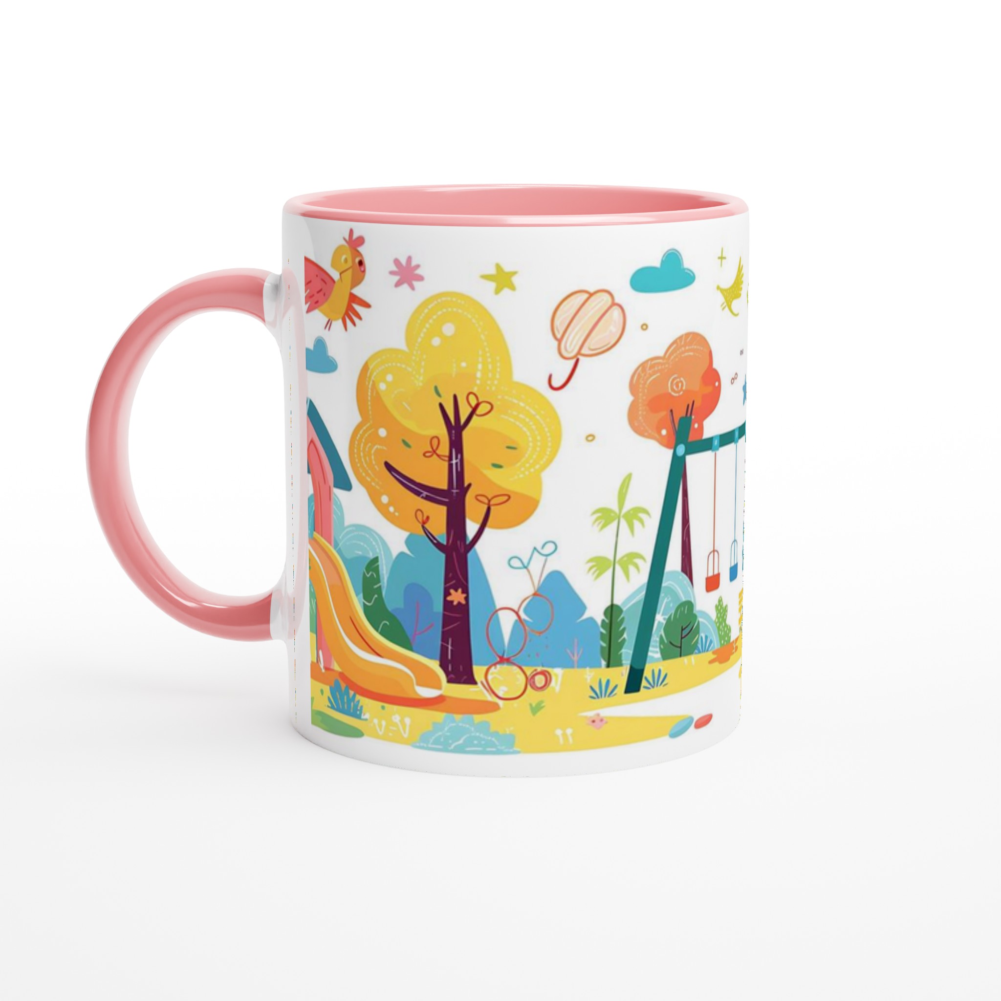 Lekfull Keramikmugg 11oz – Barnsligt Motiv i Varm Höstfärg, Välj Bland 7 Levande Nyanser! 6 bf7482b0-0854-46ff-ba89-8ab7b084473c