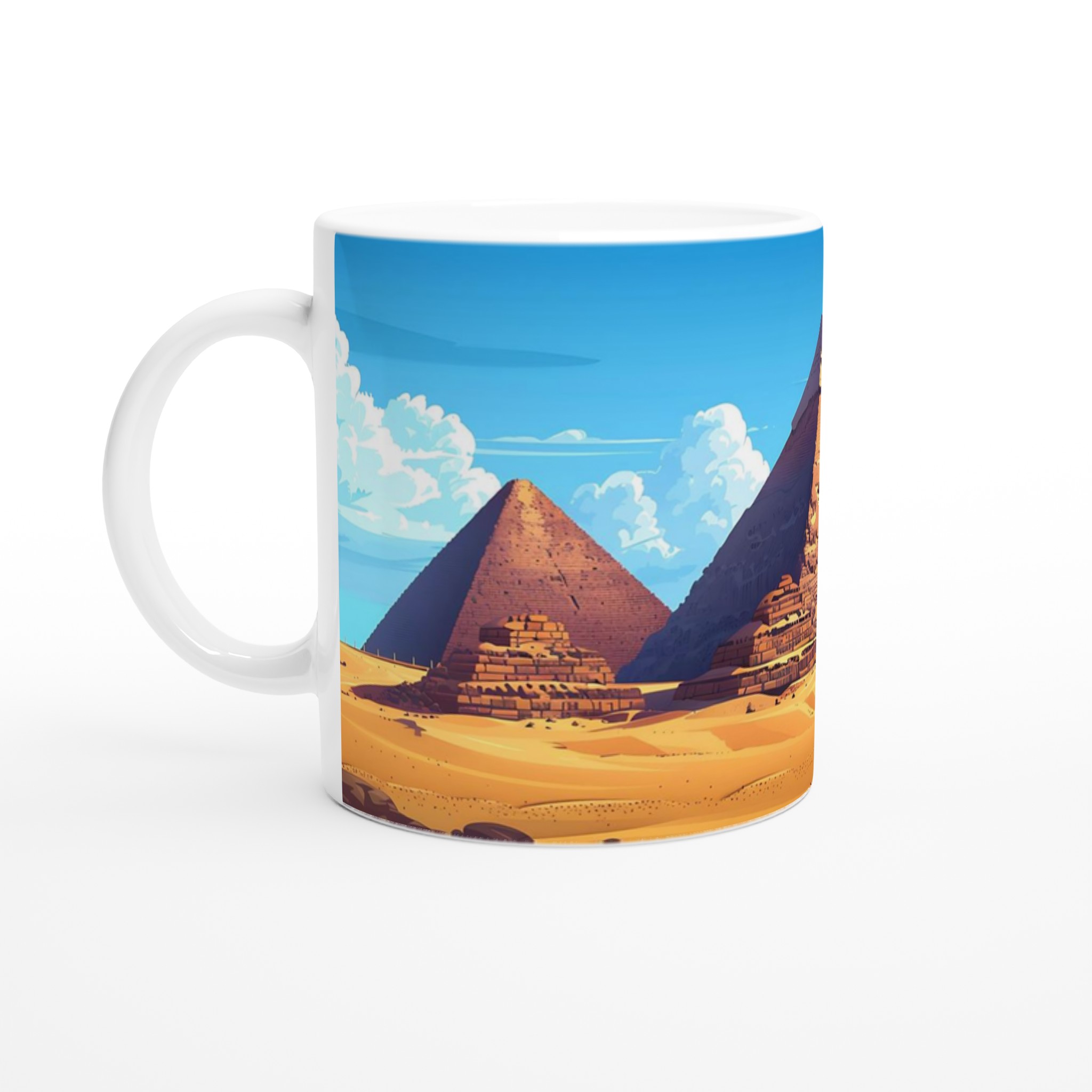 Egyptens Storslagna Pyramider Keramisk Mugg – Dröm dig bort med varje klunk, välj din färg! 1 bfaa2ca2-73a5-41f9-a7dd-b08dc2077d76
