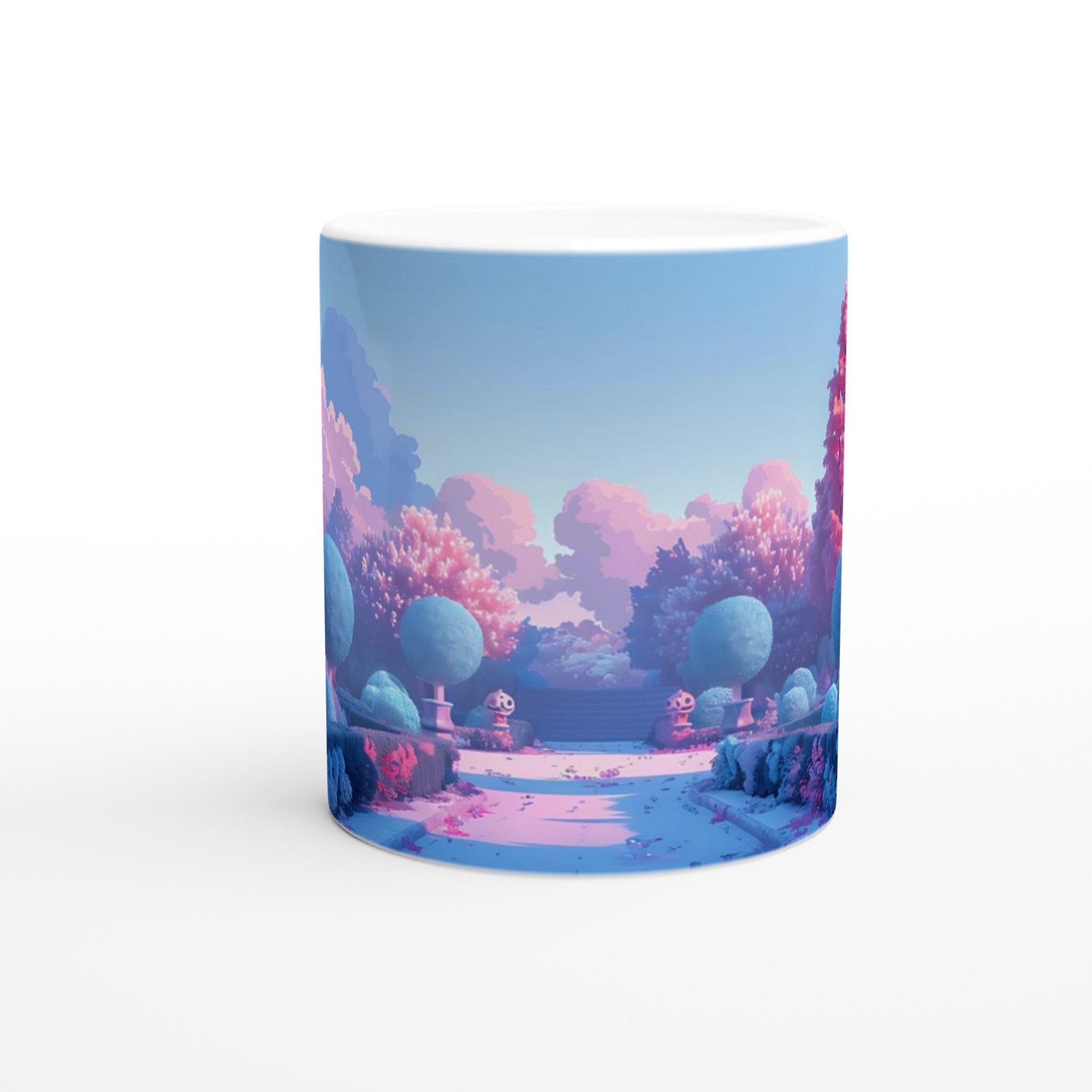 Magisk Trädgård Kaffemugg – Förtrollande Rosa & Blå Dröm i Keramik 8 bfb56224-d090-4ccd-913d-616c39da09a4