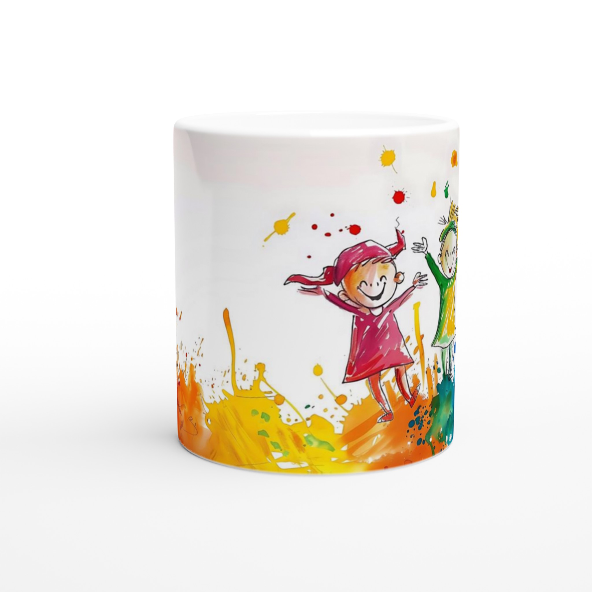 Glädjefull Keramikmugg med Lekfullt Motiv – 11 oz i Livliga Färger 8 c017eb9e-f75c-4e3b-8db3-d6b4b70efffa