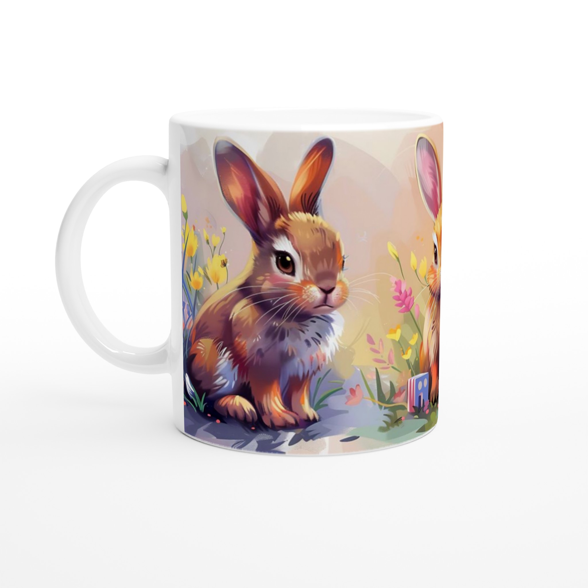 Påskharar i Pastell – Keramisk Kaffemugg 11oz, Välj Bland 7 Härliga Färger! 1 c054b2a1-bcfc-4361-8597-8038453eac12