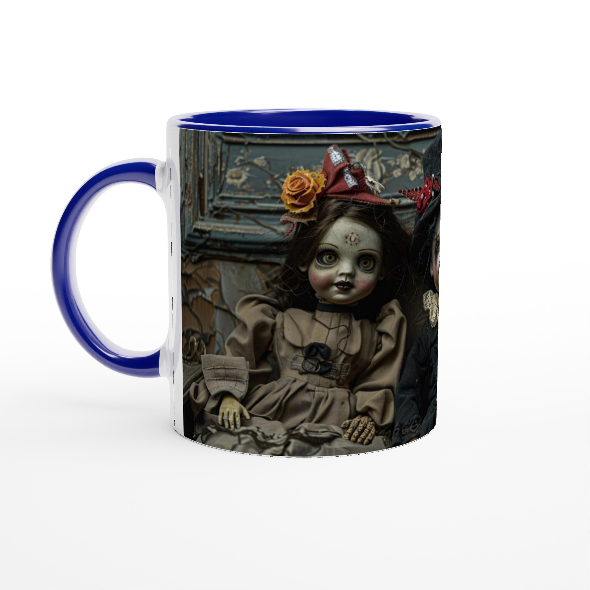 Gothic Charm Keramisk Mugg - Drömmande Dockdesign i 7 Färger 4 c06da8f5-7ec6-42fd-b8ef-ba496950b3da