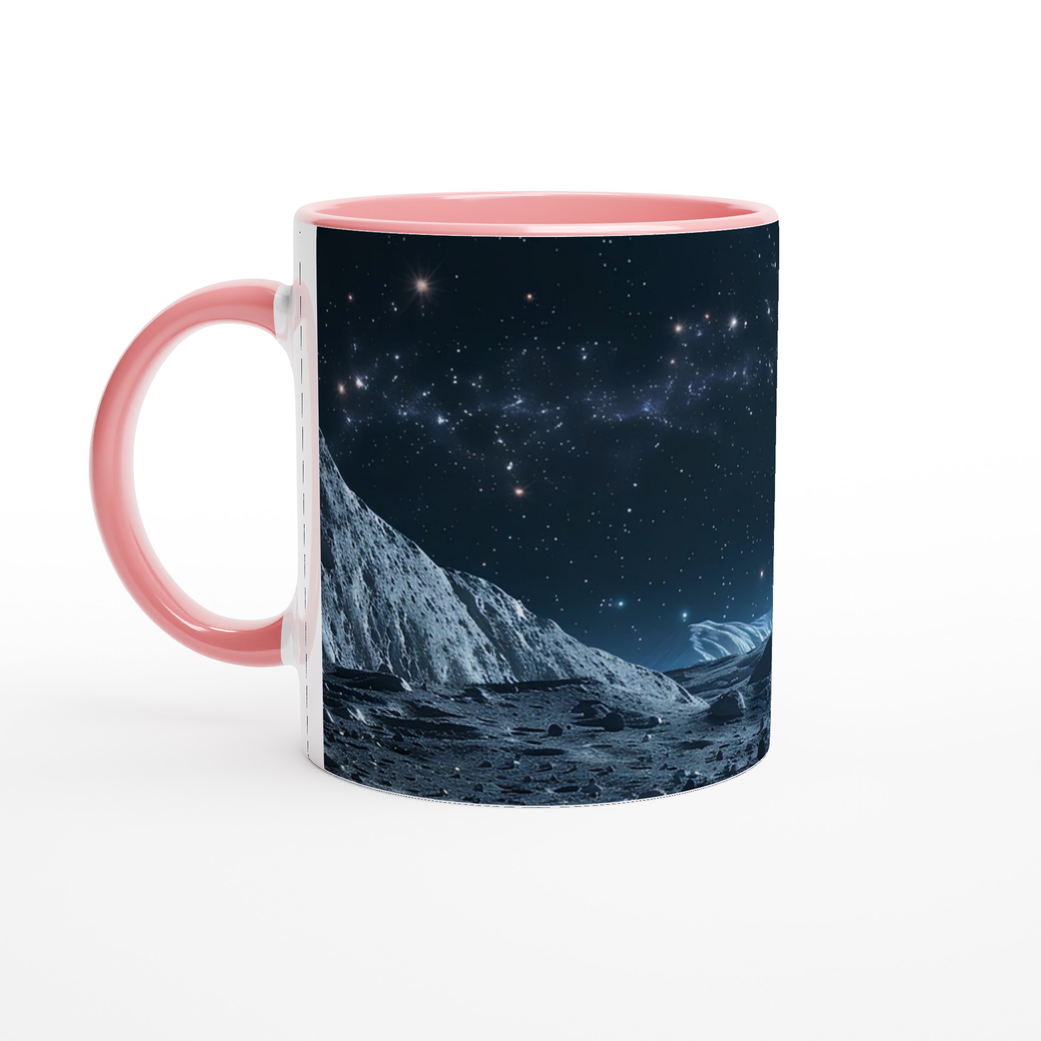 Kosmisk Månnatt 11oz Keramikmugg – Drömsk Rymdscen i Valfri Färg! 6 c0dacdcf-e69c-4e4e-a81d-e34972b618e4