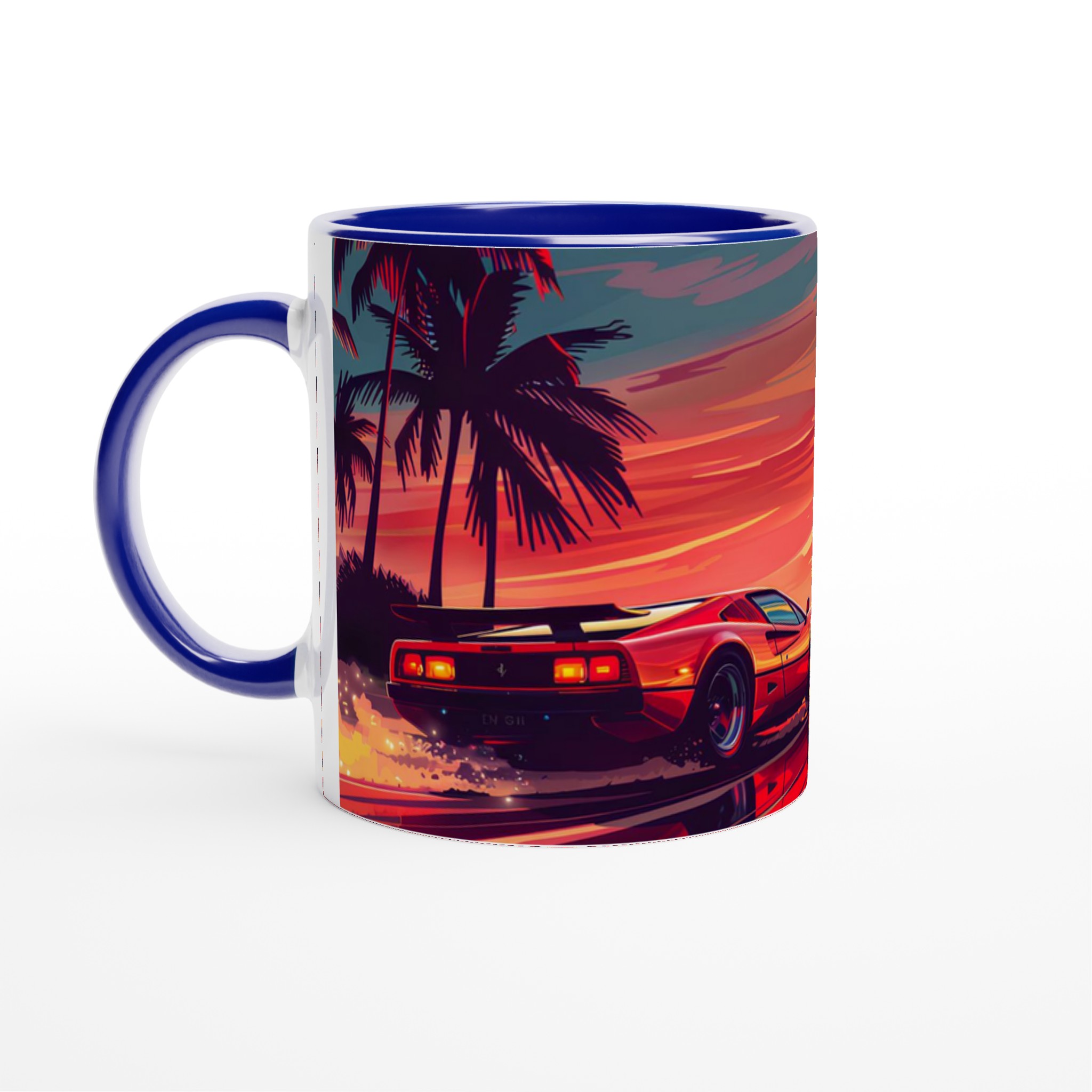 Retro Sunset Sportbil – 11oz Keramikmugg i ditt val av 7 levande färger 4 c0e49f59-471a-4f23-bb26-3f1ab5b4b7ea