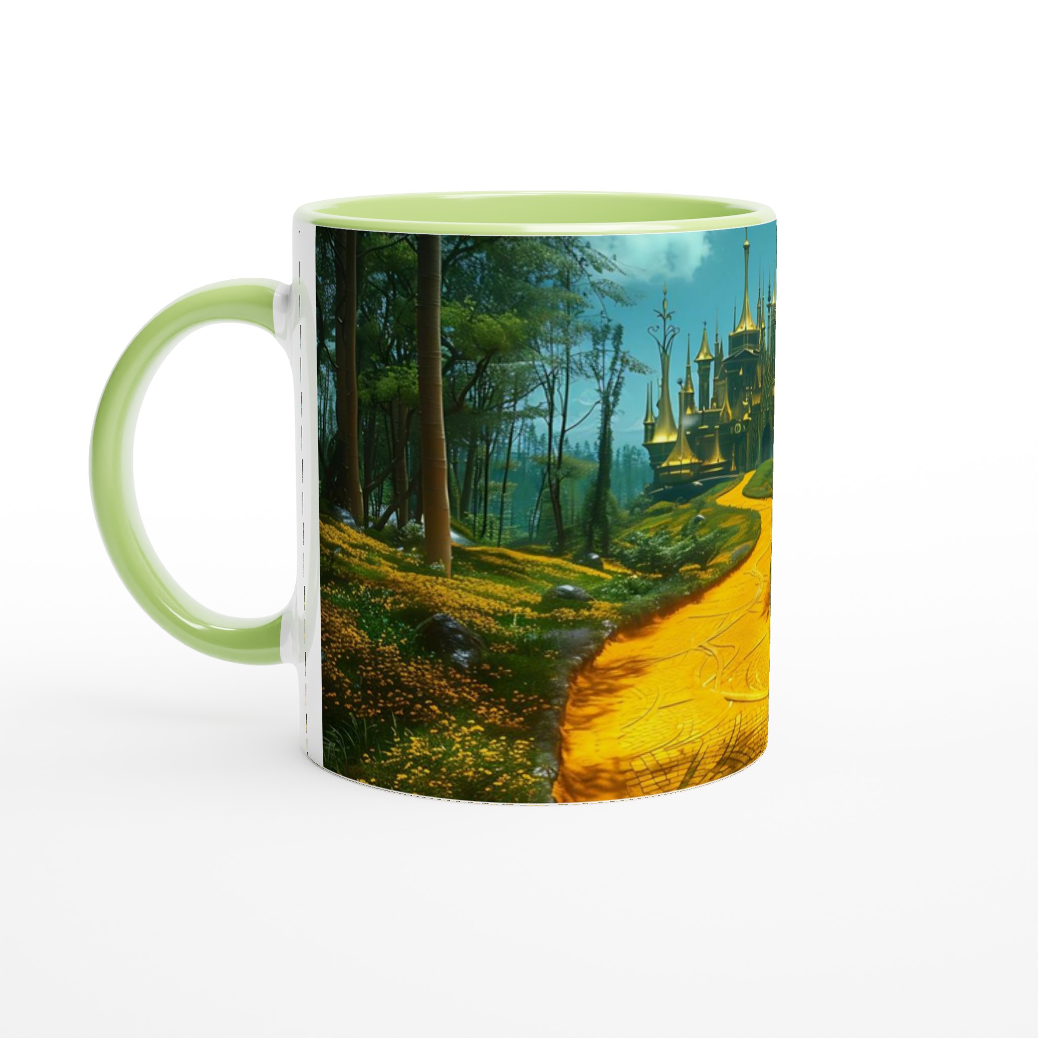Magisk Stadsväg 11oz Keramisk Mugg – Drömmande Design i Klara Färger 3 c12327bf-82de-4d62-9bb2-4d7117ca4bf0