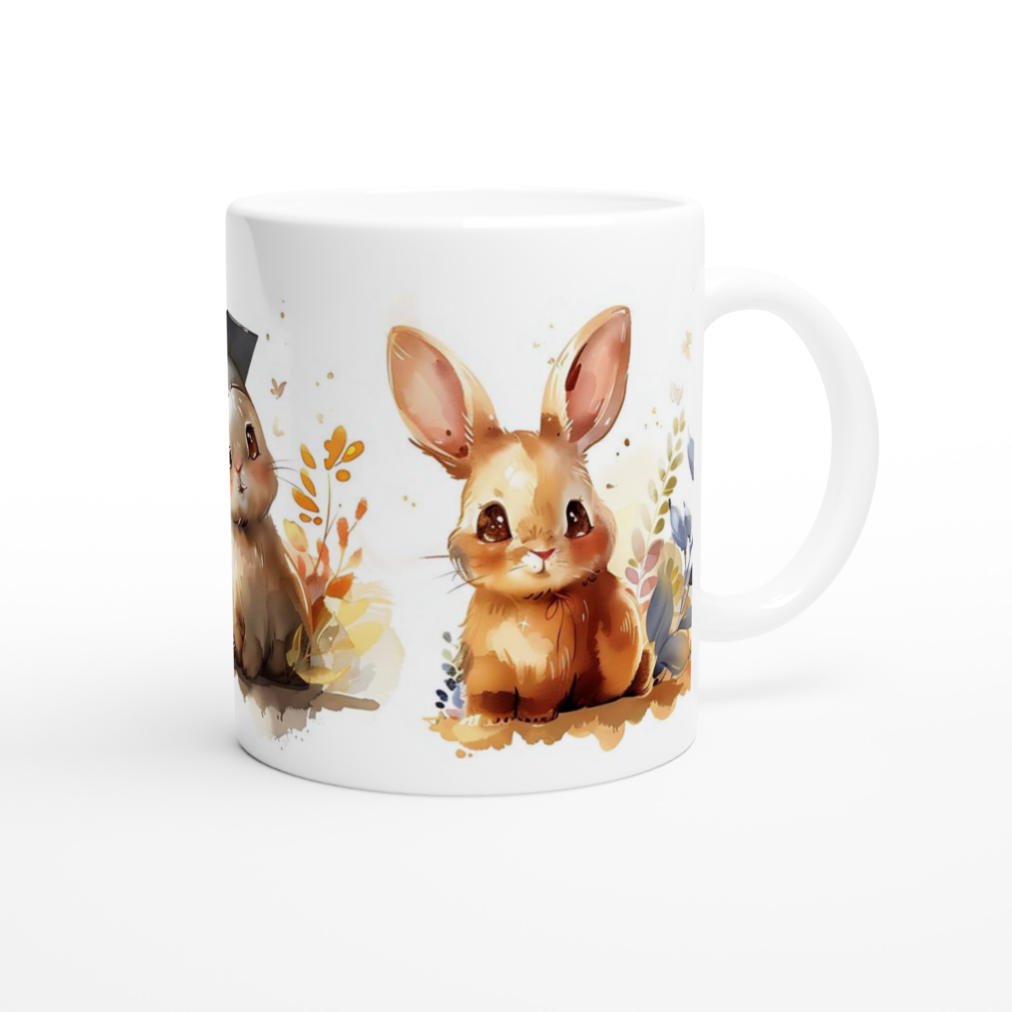 Söta Akvarellkaniner Mugg – Charmig 11oz Keramikmugg i Valfri Färg 9 c157242e-3310-46fc-a627-b03ab0321b04