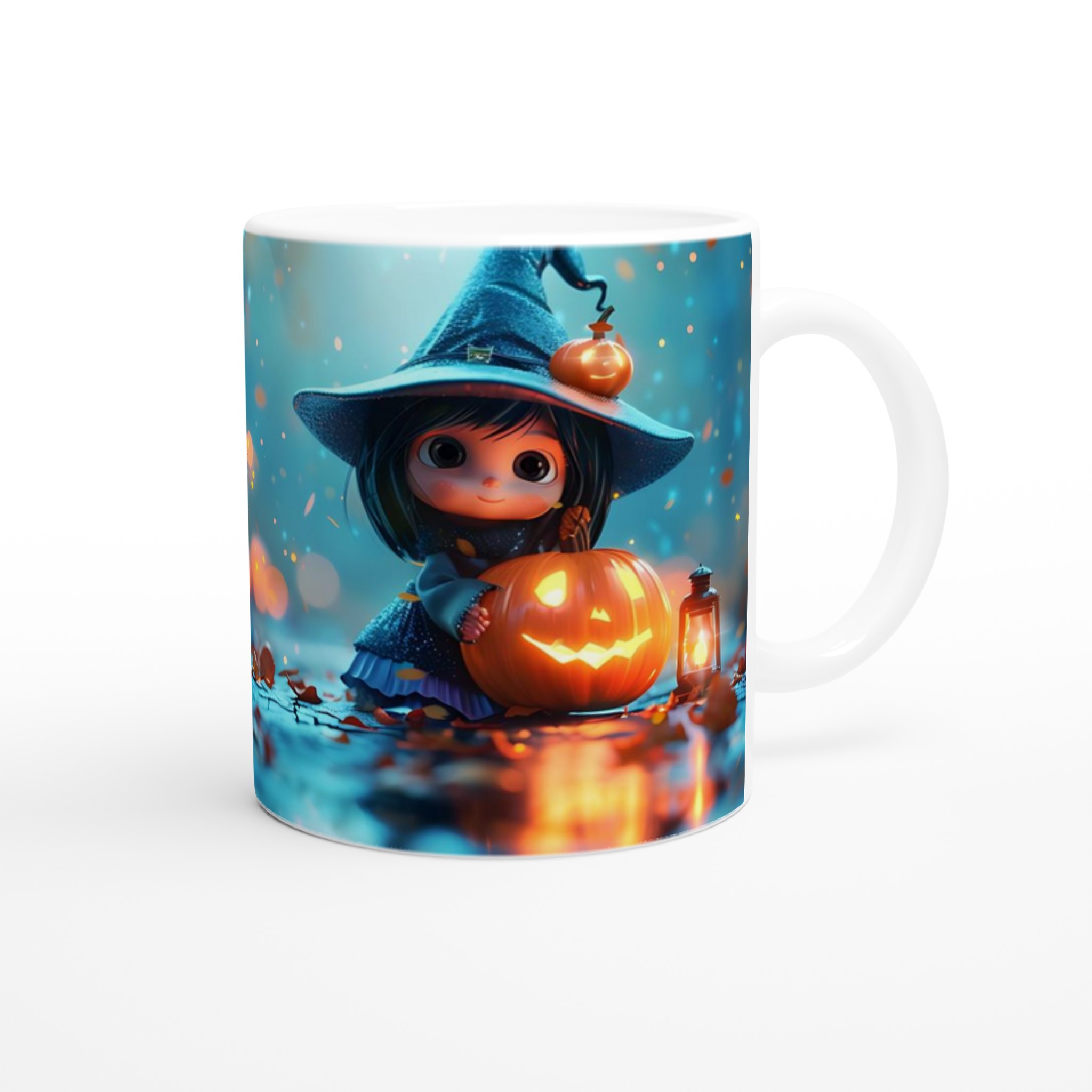 Magisk Halloween Mugg: Söt Häxa & Pumpalykta – Personlig Keramikmugg i Flera Färger 9 c1c8a032-6180-48f4-a117-b4c923e775b4