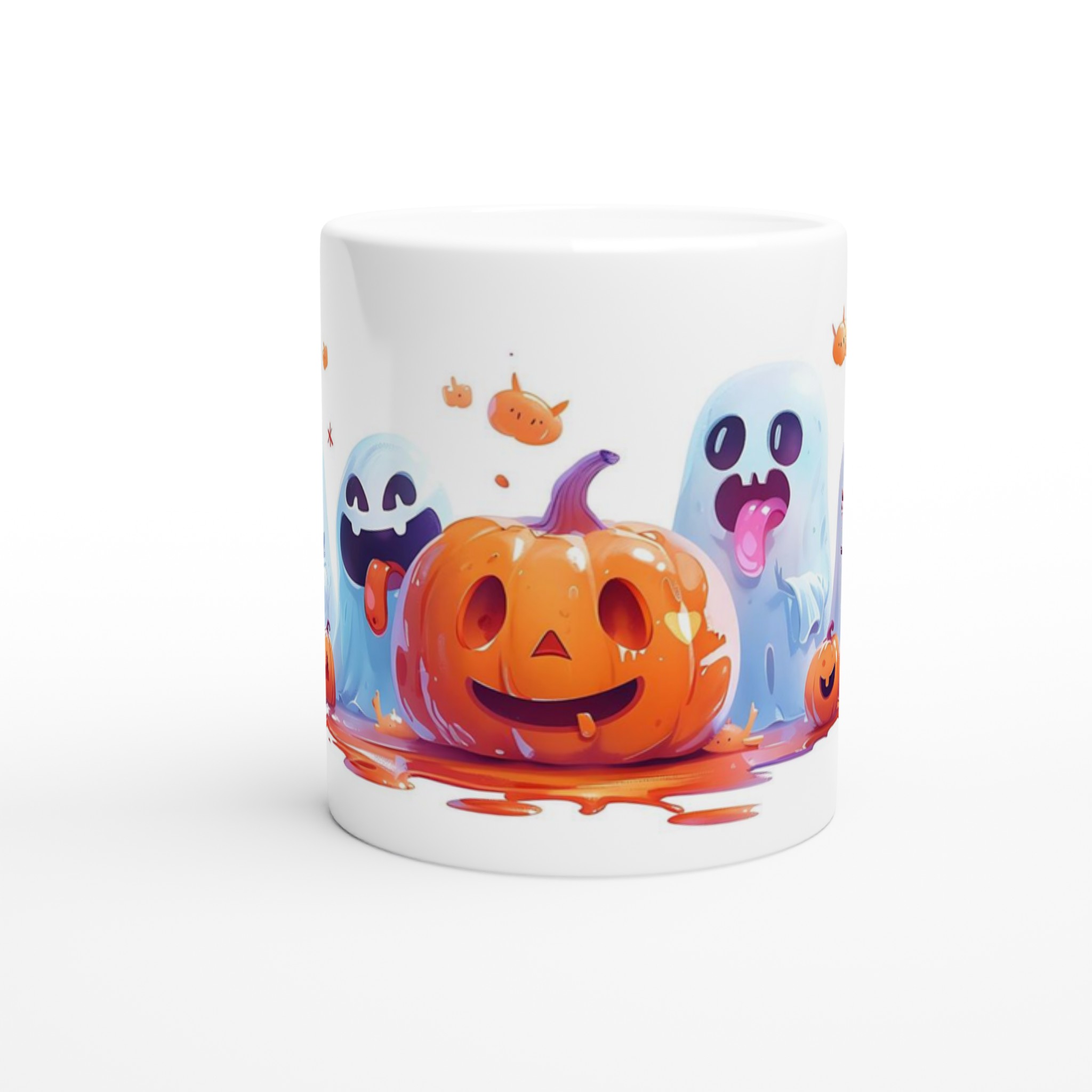 Spooky-Cute Halloween Mugg – Lekfulla Spöken & Pumpor i Din Favoritfärg – 11oz Keramisk Mugg 8 c1cc71dc-c6cc-4cac-a756-90e55c4d0a13