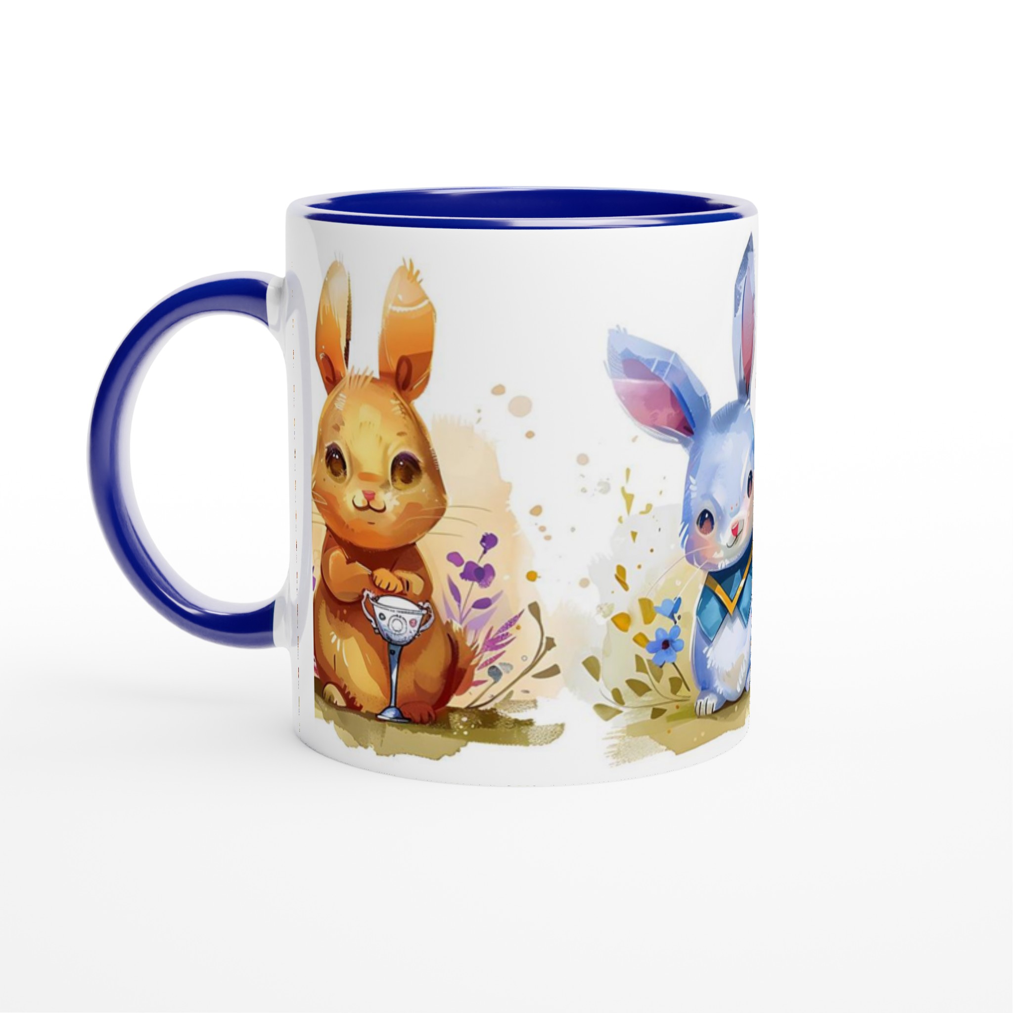 Söta Akvarell Kanin Mugg – 11oz Keramisk Kaffekopp i Flera Färger 4 c1fa09f4-d61d-42a9-b395-7956e10f195e