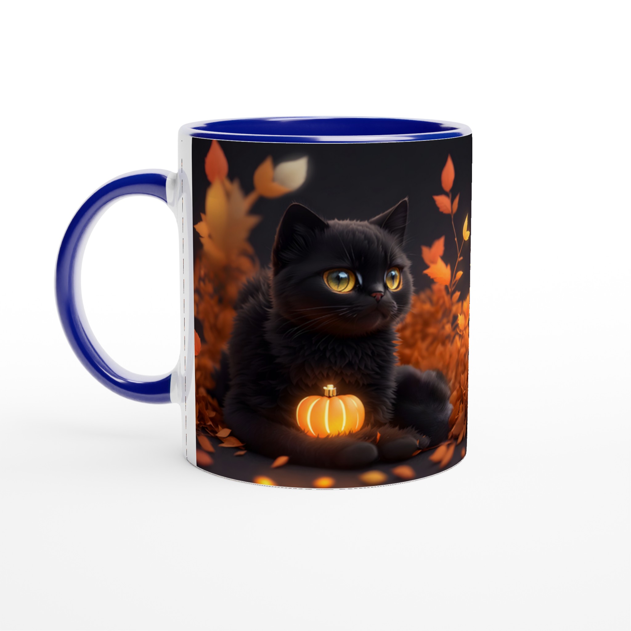 Mystisk Svart Katt Halloween Mugg – Perfekt för Höstens Mys, Välj Din Färg! 4 c24cb110-ad34-4933-989c-93c9bf5a335e
