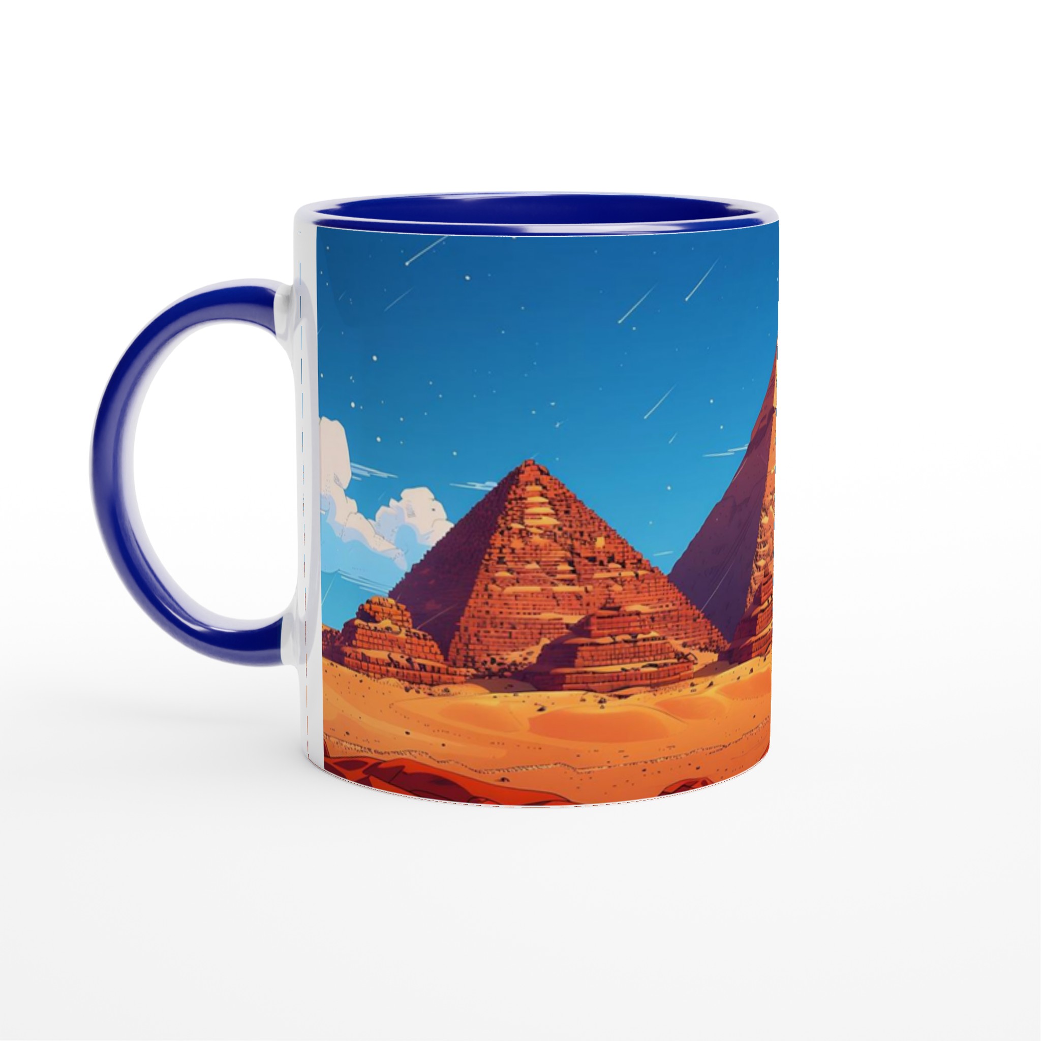 Egyptisk Pyramider & Ökenmugg – 11 oz Keramisk Mugg i Valfri Färg, Diskmaskinsäker 4 c264cafb-079e-4cab-8288-ea359ad30998
