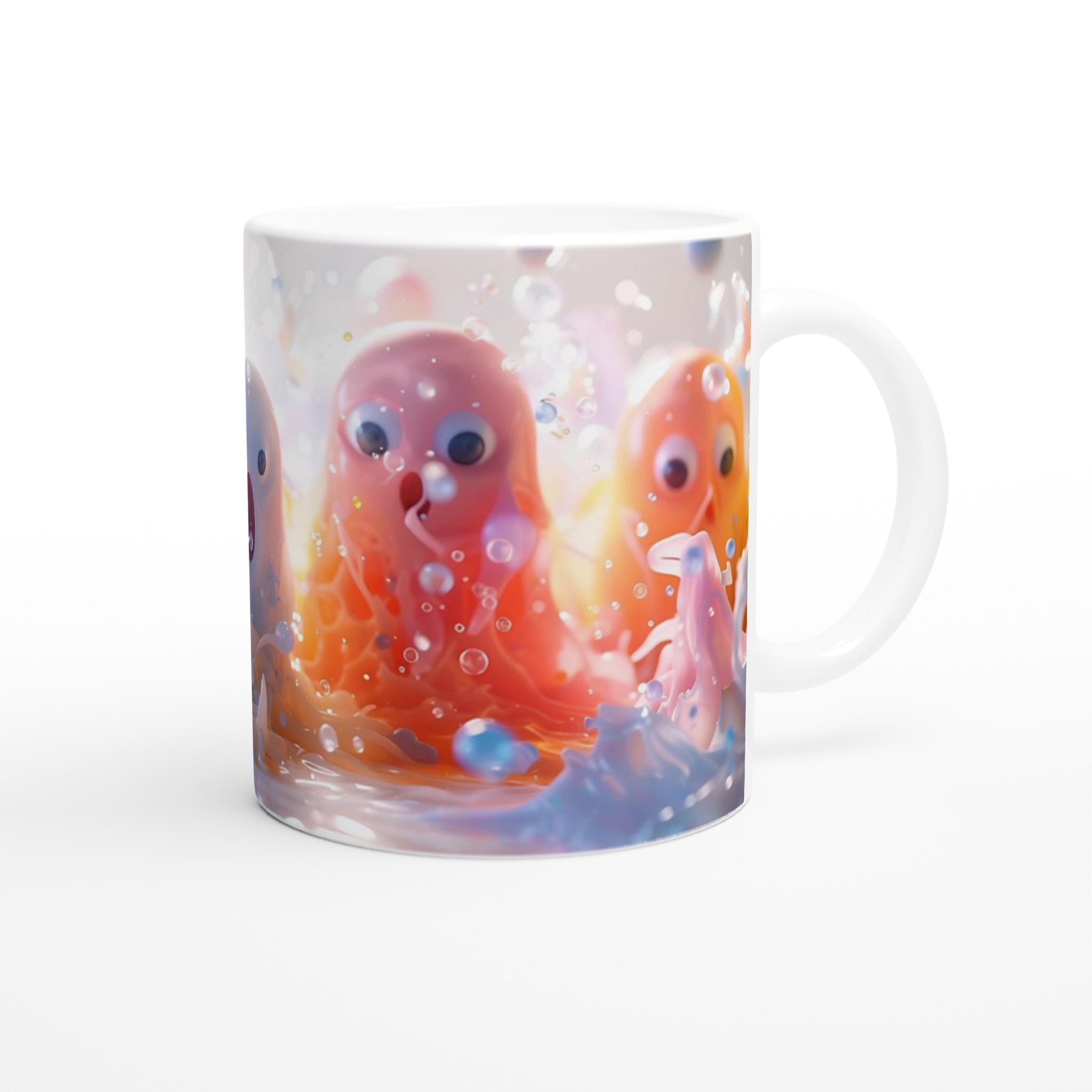 Färgsprakande Kuddmonster-Mugg – 11oz Keramisk Mugg i Valfri Färg för En Lekfull Kaffestund 9 c2707444-f87a-410b-8378-1482bee67872