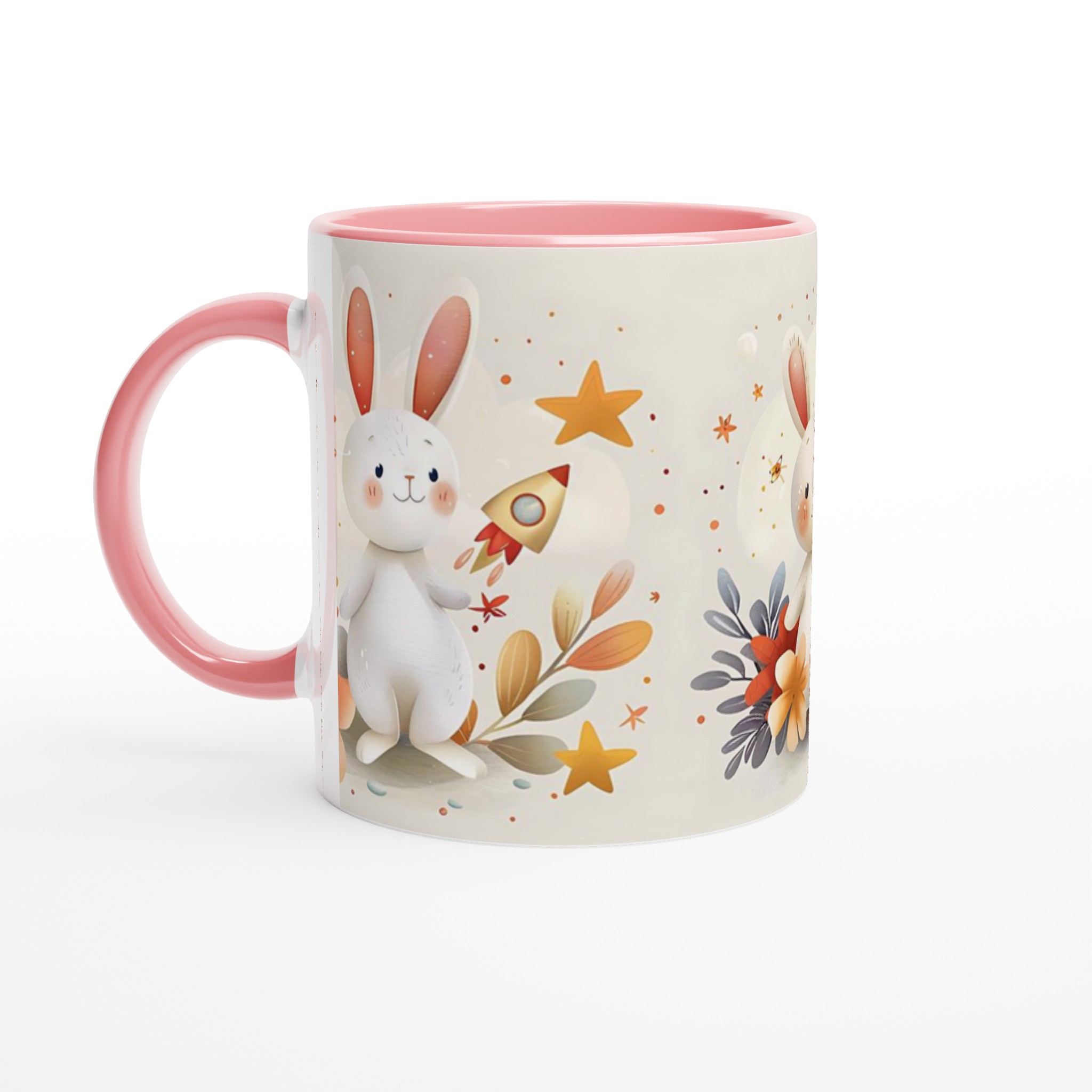 Söt Kanin- och Vänner Mugg: En Charmig 11oz Keramisk Mugg för Små och Stora Äventyr 6 c2a83549-628b-4095-abd2-157564935c15