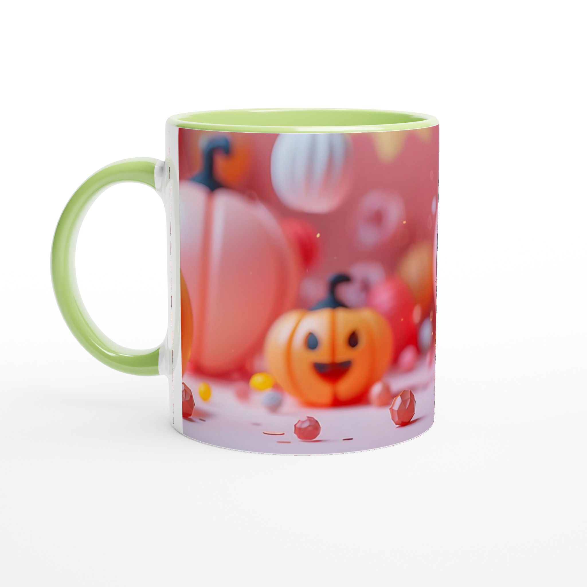 Söt Halloween Mugg – Lekfull Design i Pastellfärger, 11 oz Keramisk Kaffekopp för Alla Åldrar 6 c2f8b42d-e89e-4536-89de-5d76eff0efa9