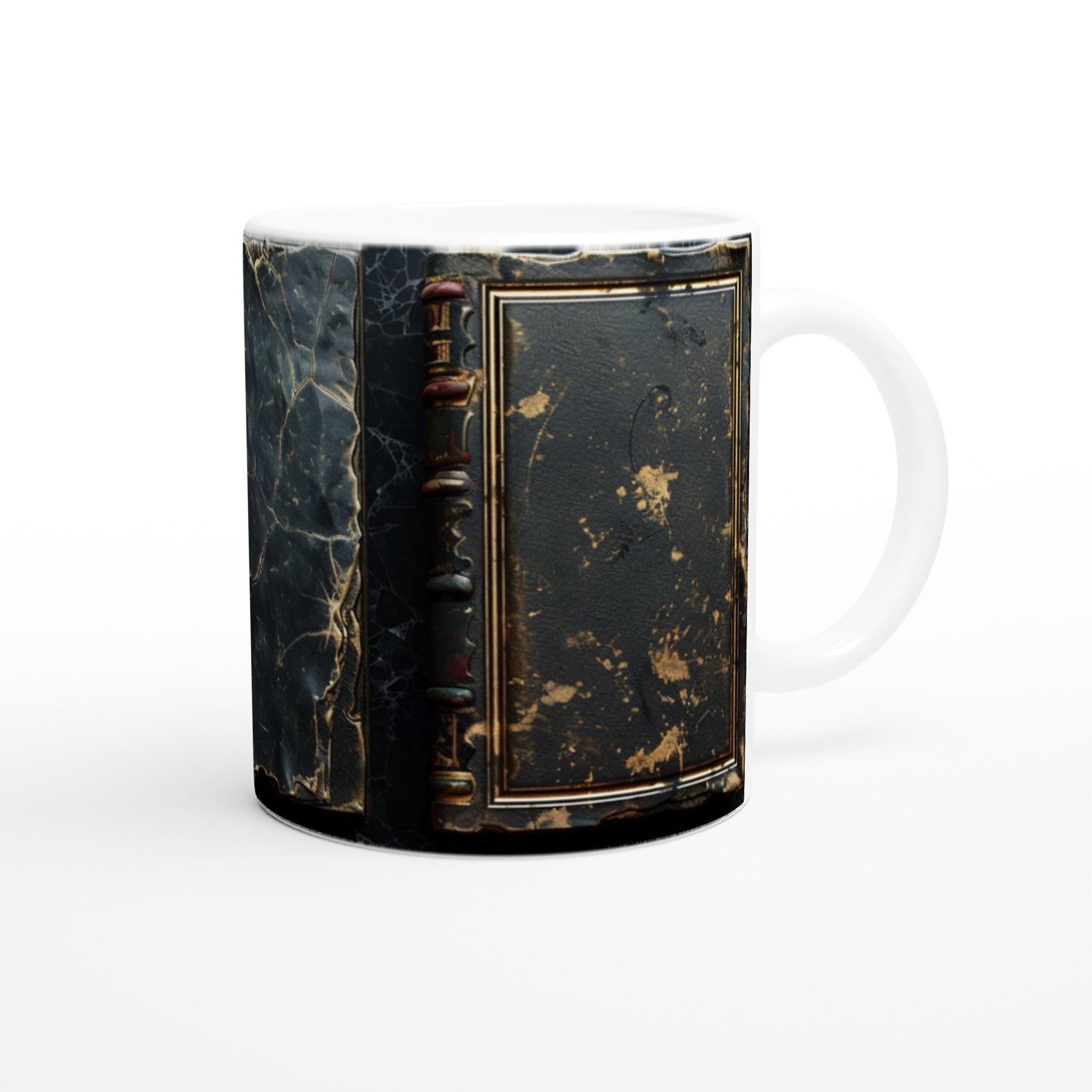 Vit 11oz keramisk mugg med elegant vacker svart vintage finish i sju färgstarka keramiska nyanser 9 c3440c1e-14d4-46c2-93bd-50f224e95b50