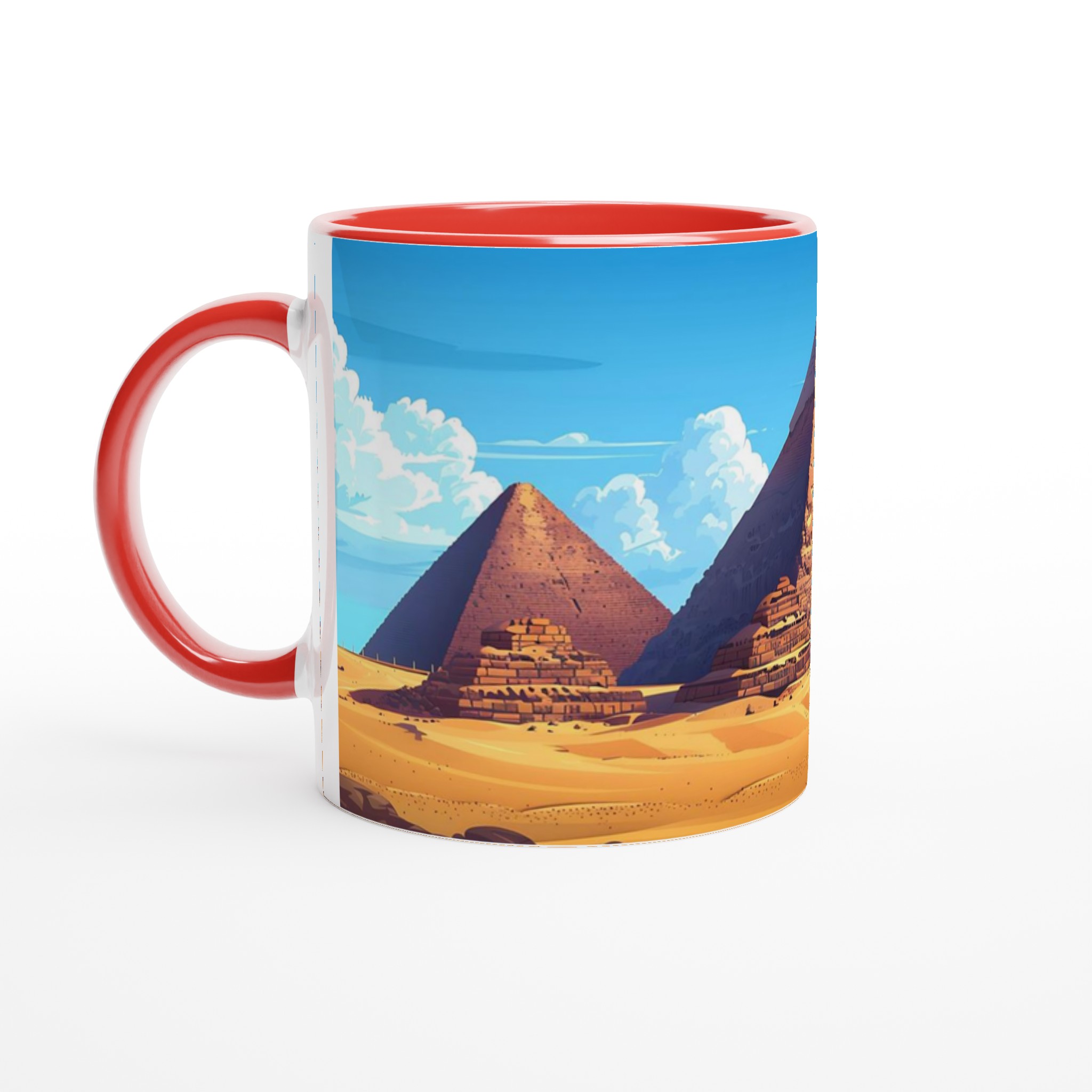 Egyptens Storslagna Pyramider Keramisk Mugg – Dröm dig bort med varje klunk, välj din färg! 2 c37e0984-06a9-44f9-b15d-a07d2bfd7237