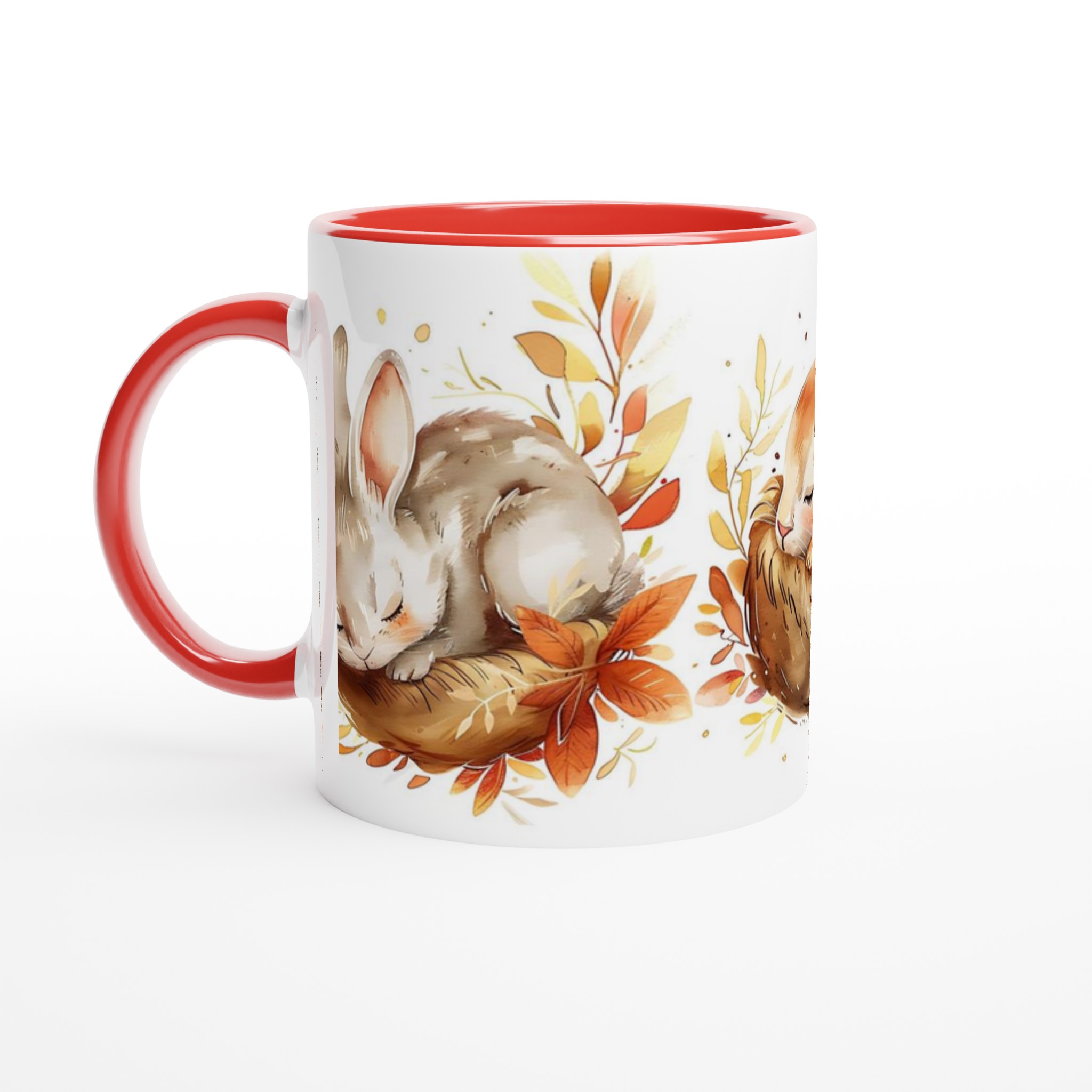 Mysig Kaninmugg i Akvarell – 11oz Keramikmugg för kaffe, te eller varm choklad 2 c3fd9781-2ec9-4c15-bb7c-22d24705d118