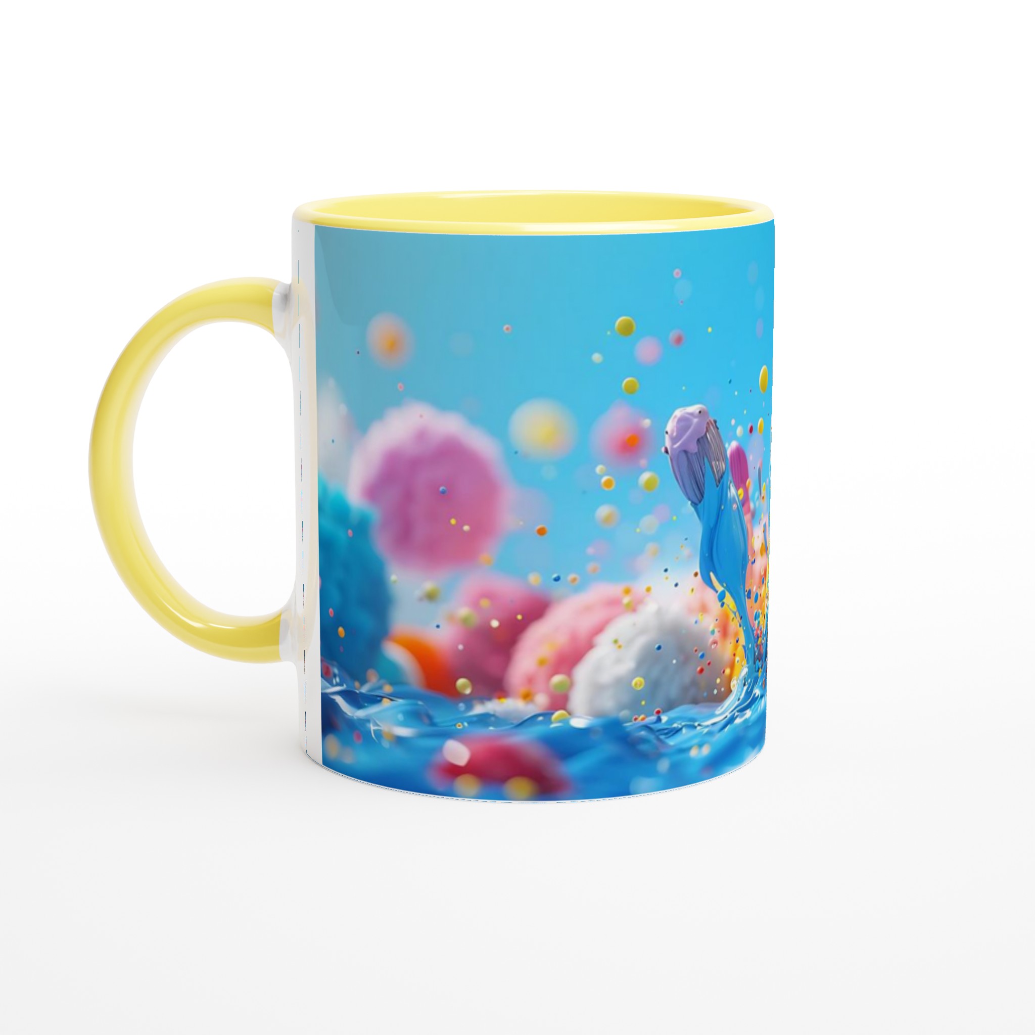 Färgsprakande 11oz Keramisk Mugg – Lekfull Design i Sju Glada Nyanser 5 c4174174-d6dc-4a6c-952e-b22982a4aa27
