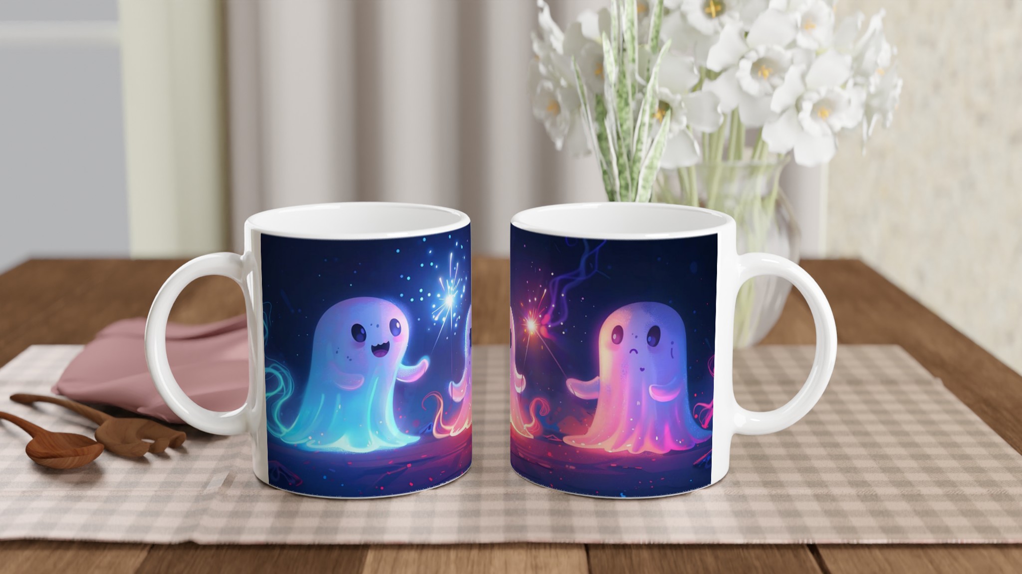 Magisk Spökfest Mugg – Lekfull Keramisk Kaffemugg med Lysande Spöken & Fyrverkeri 10 c434d6d3-388e-4ccc-a037-7929bf143d4f