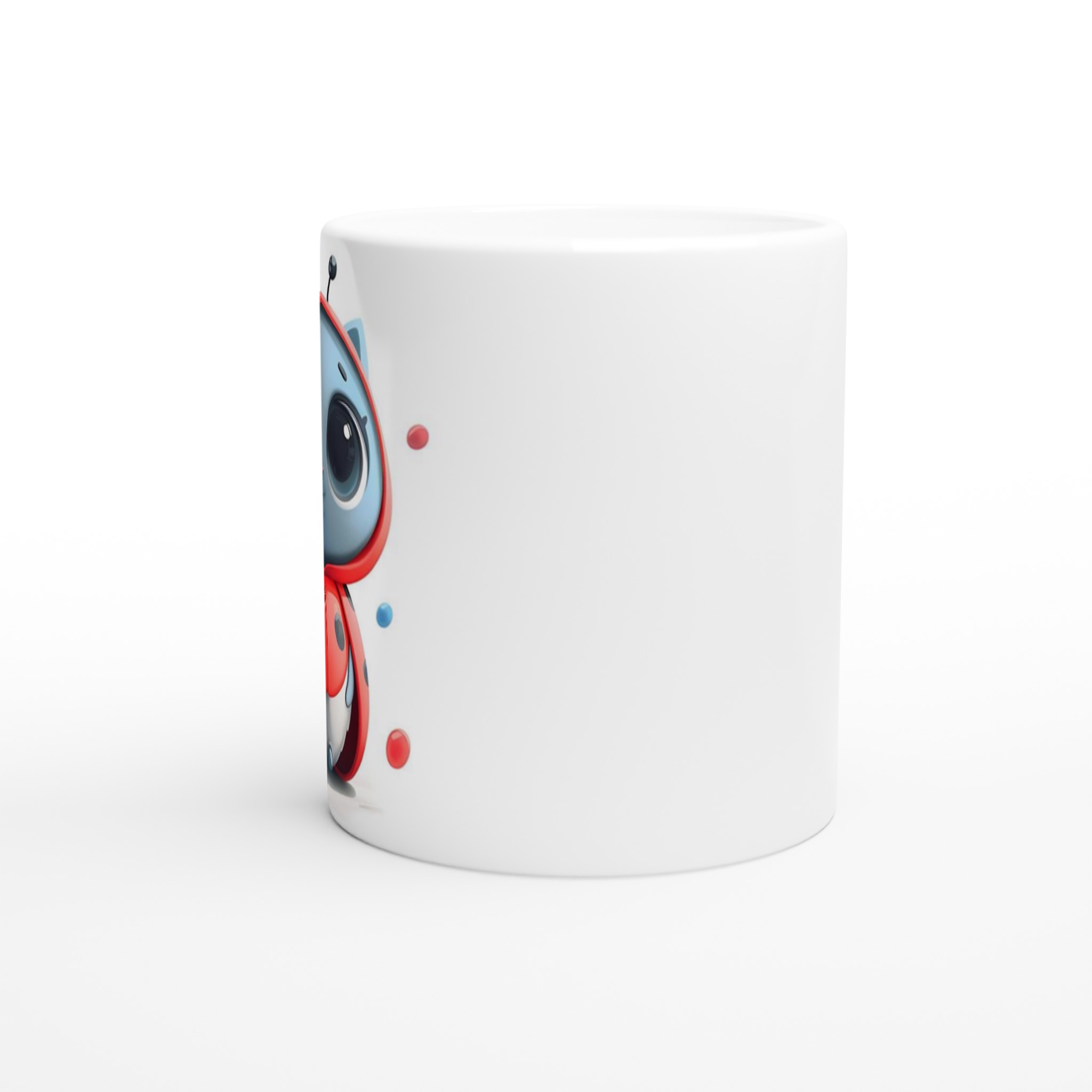 Söt kattunge nyckelpiga design 11oz keramisk mugg - Välj din favoritfärg! 8 c44620d5-586e-447f-bd9d-755dc9690d61