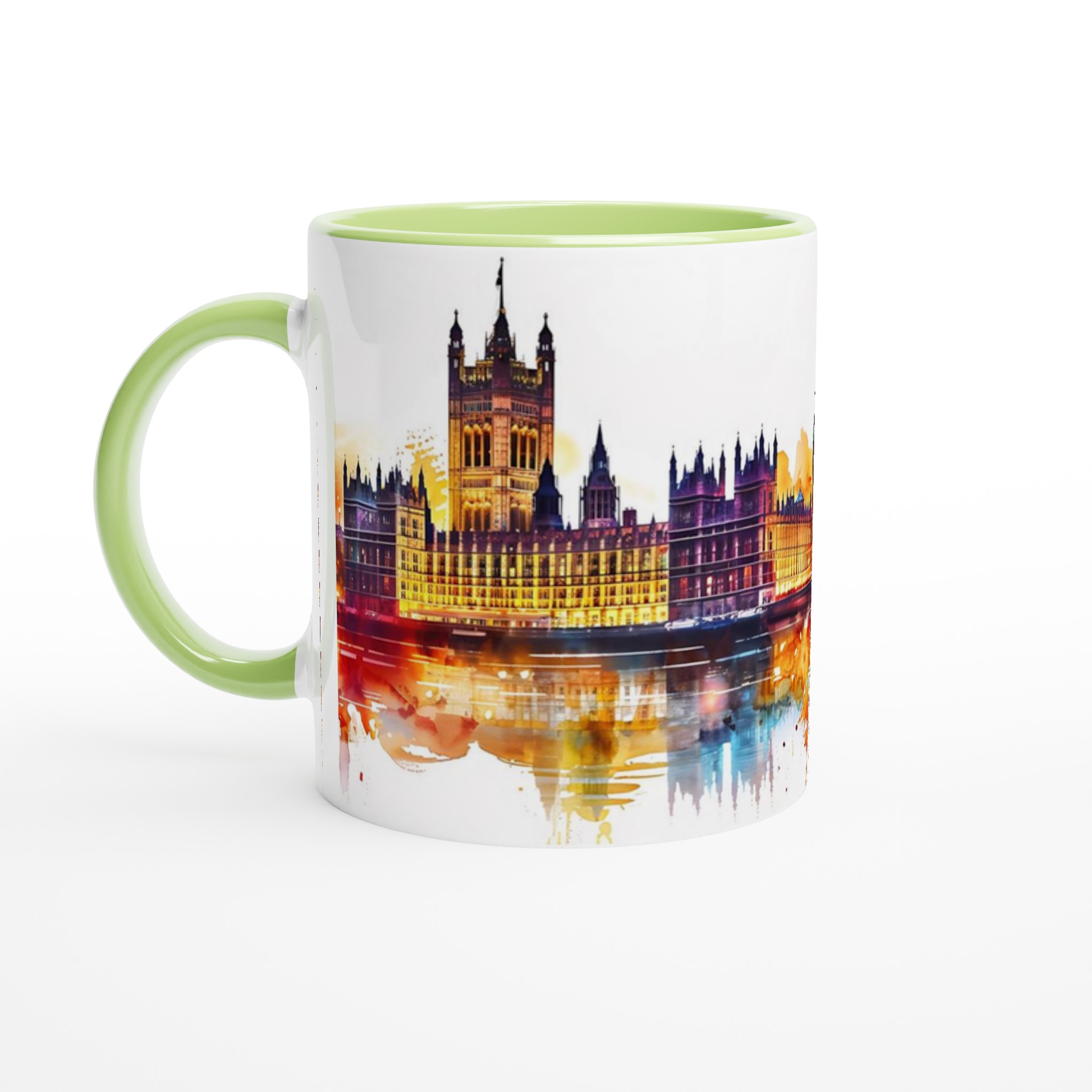 London Skyline Akvarell Mugg – Färgstark Keramisk Kaffekopp för Reseälskare i Valfri Färg 3 c45db604-d6cc-46dd-bd69-d07752639417