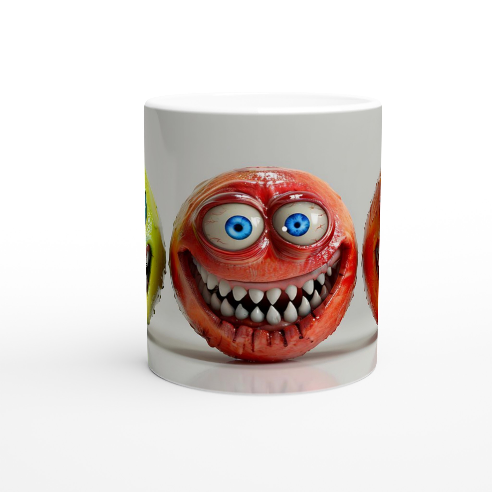 Skräckinjagande Smil: 11oz Keramisk Mugg med Livfullt Monsteransikte – Välj din Färg! 9 c47ae3f1-bc06-496d-89dc-45269687fc14