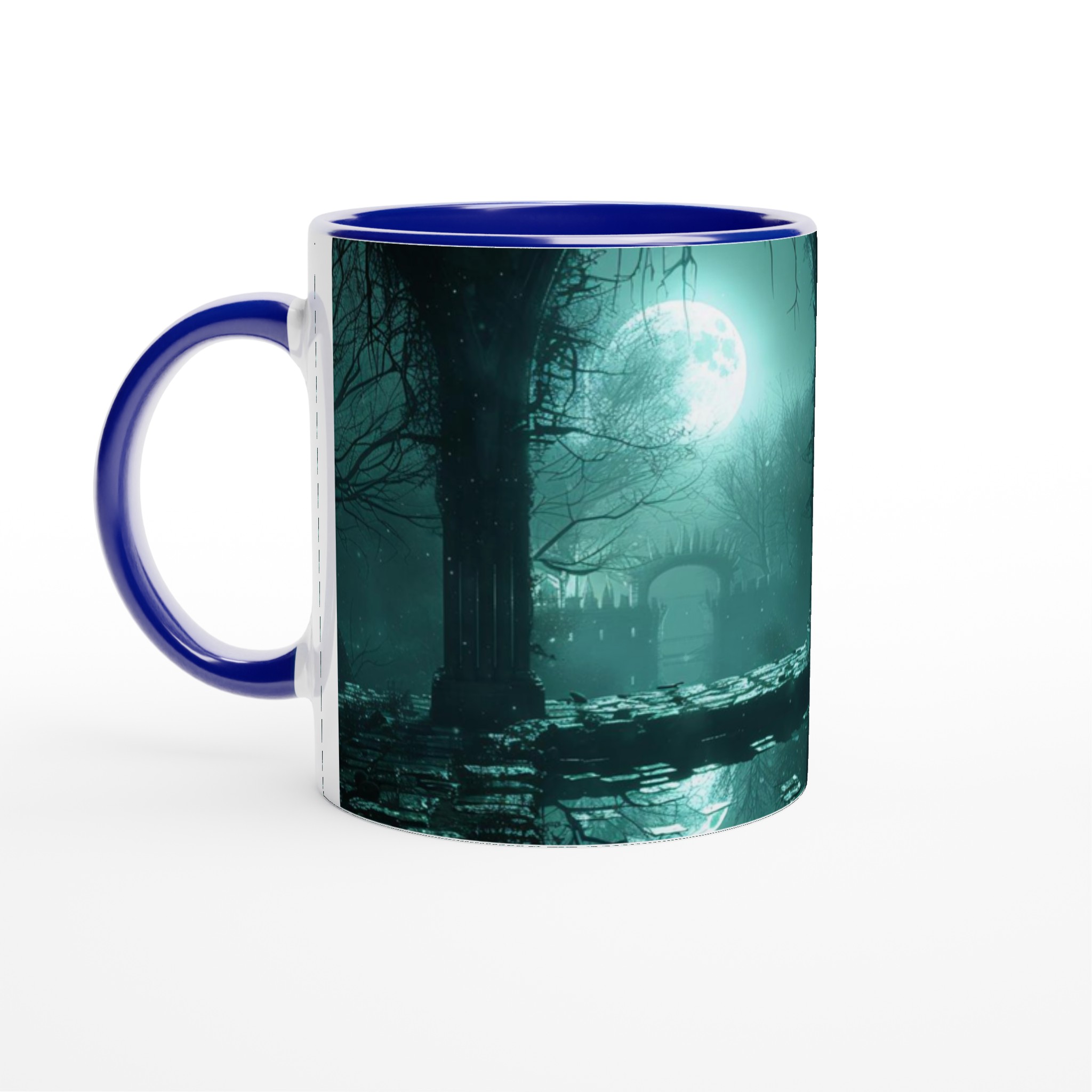Mystisk Månnatt 11oz Keramikmugg – Drömsk Gotisk Design i Ditt Val av 7 Färgstarka Nyanser 4 c4846502-a0cd-4f4e-9580-40b575e02a4e