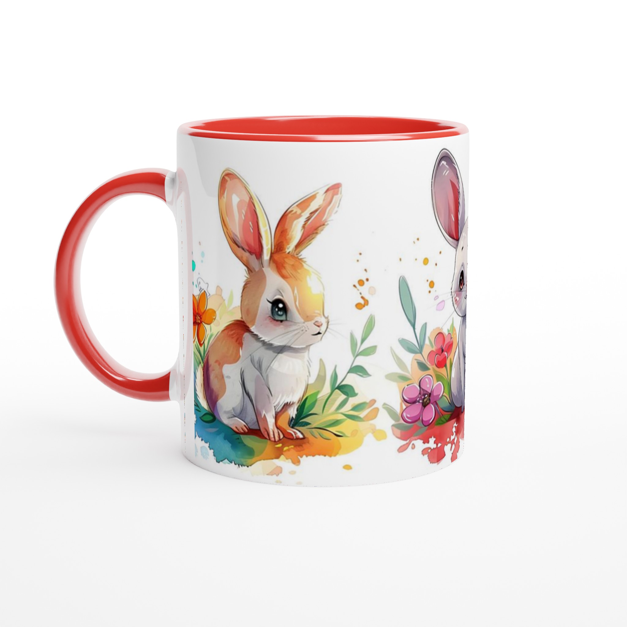 Söta Akvarell Kanin Mugg – Personlig 11oz Keramisk Mugg för Kaffe & Te i Flera Färger 2 c4f64ab5-091a-4258-b218-33689caf603a