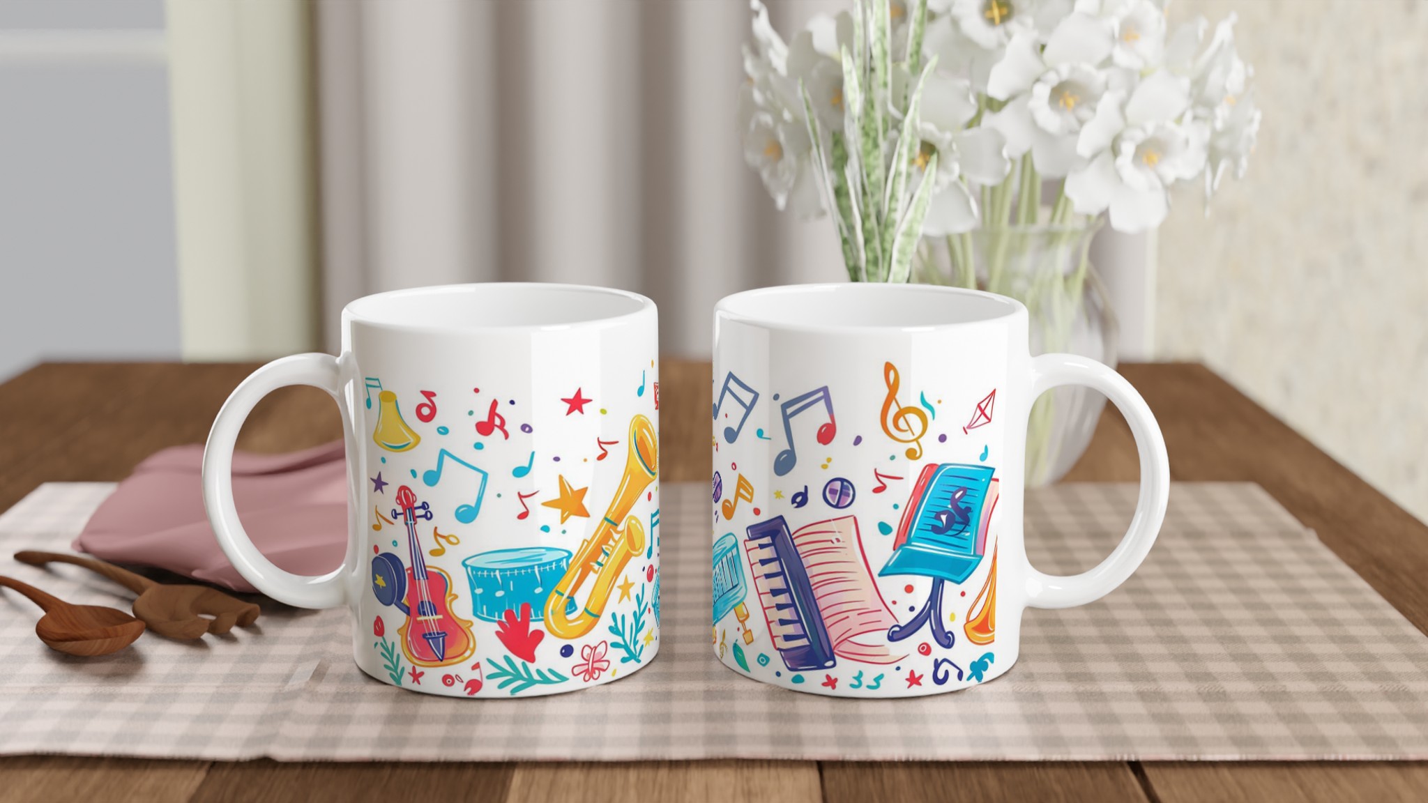 Musikalisk Magi Keramikmugg – Färgglad Design för Kaffeälskare i 7 Levande Nyanser 10 c544c494-0f4f-4a92-b6f8-149981e1921e