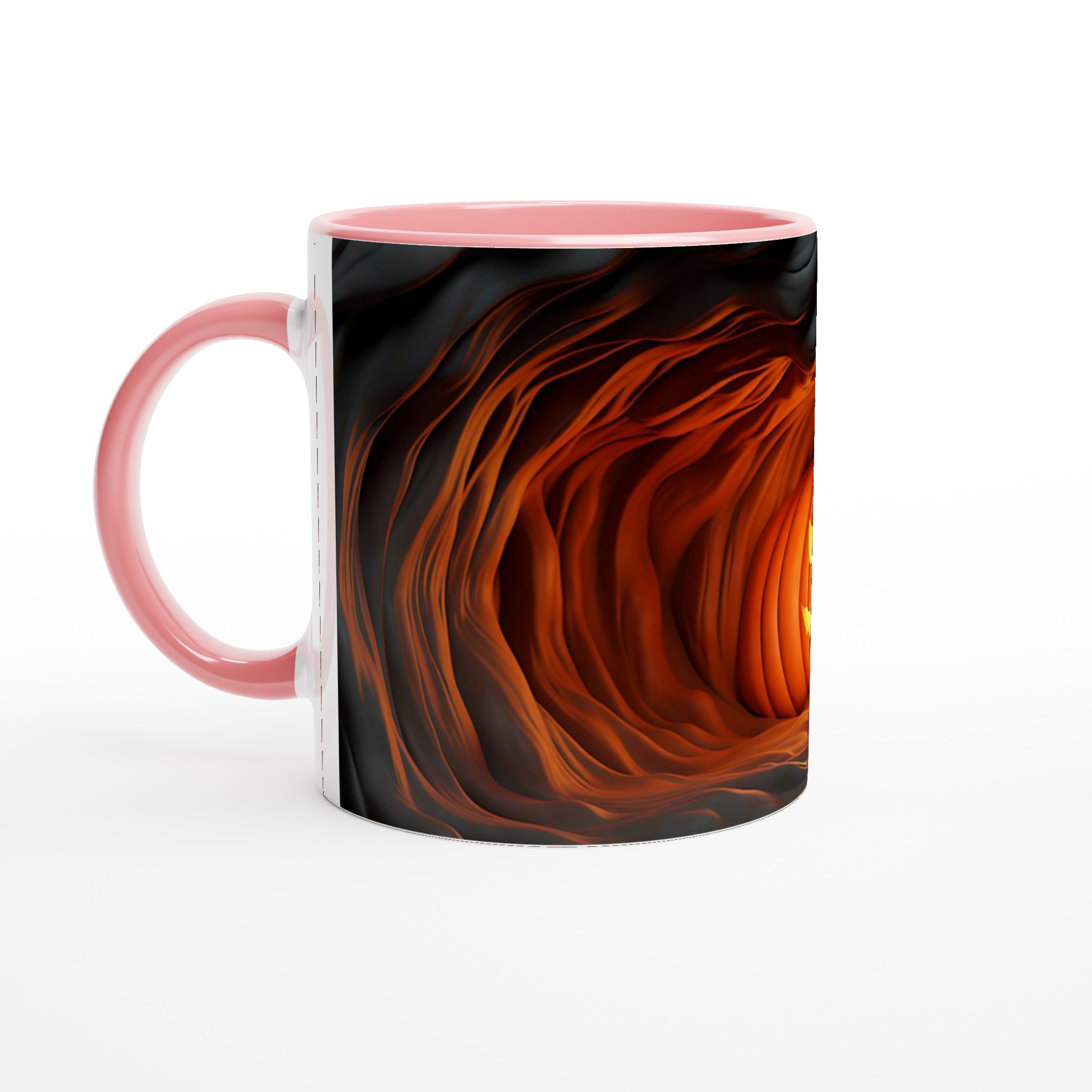 Spöklik Jack-o'-Lantern Keramikmugg – Perfekt för Halloween & Mysiga Höstkvällar i din favoritfärg 6 c5492906-69a0-4f41-b5fd-cc73966a82e3