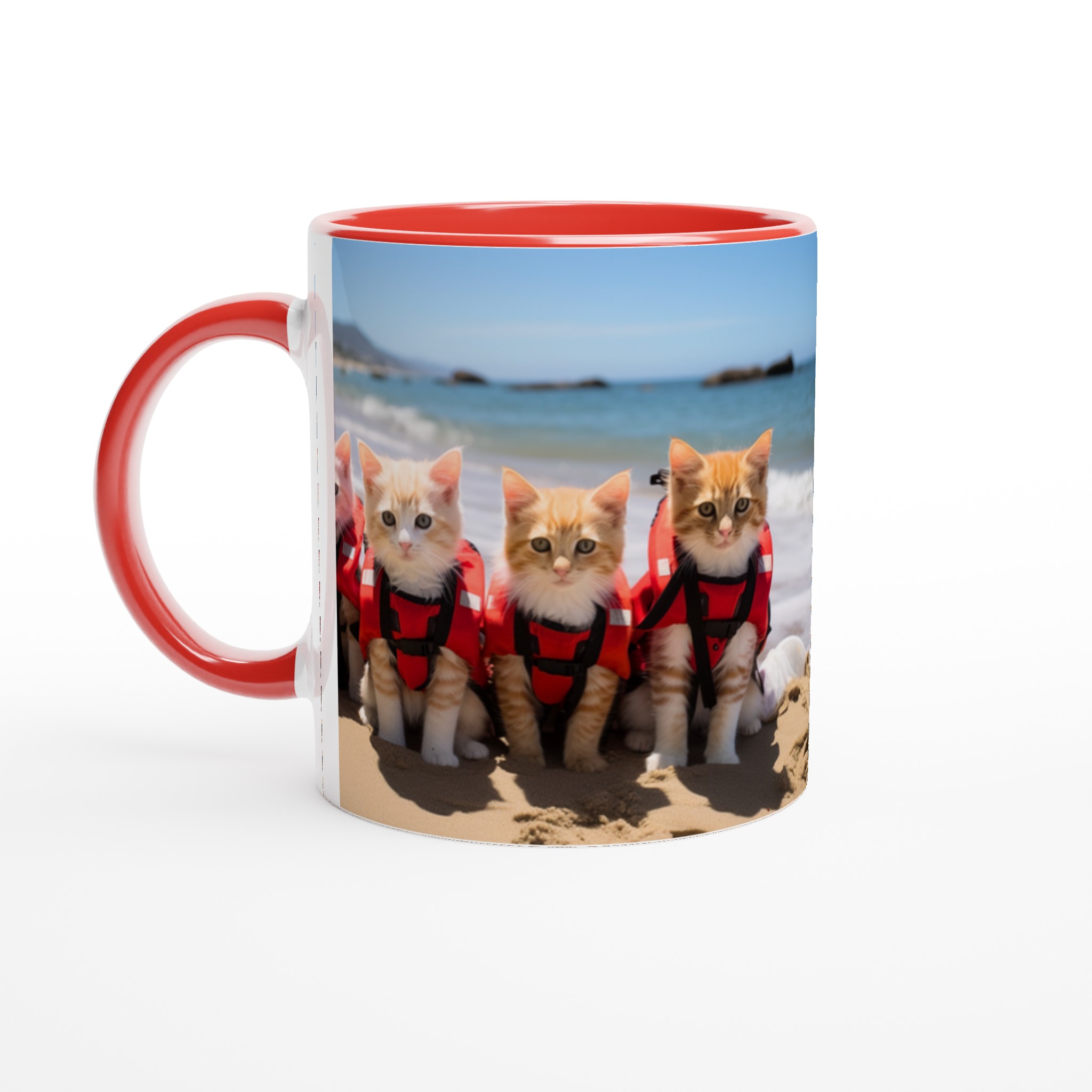 Söta Livräddar Katter Muggen – 11oz Keramisk Mugg för Soliga Kaffestunder, Välj din Färg! 2 c5548136-4368-4c68-99ca-636d88b55780
